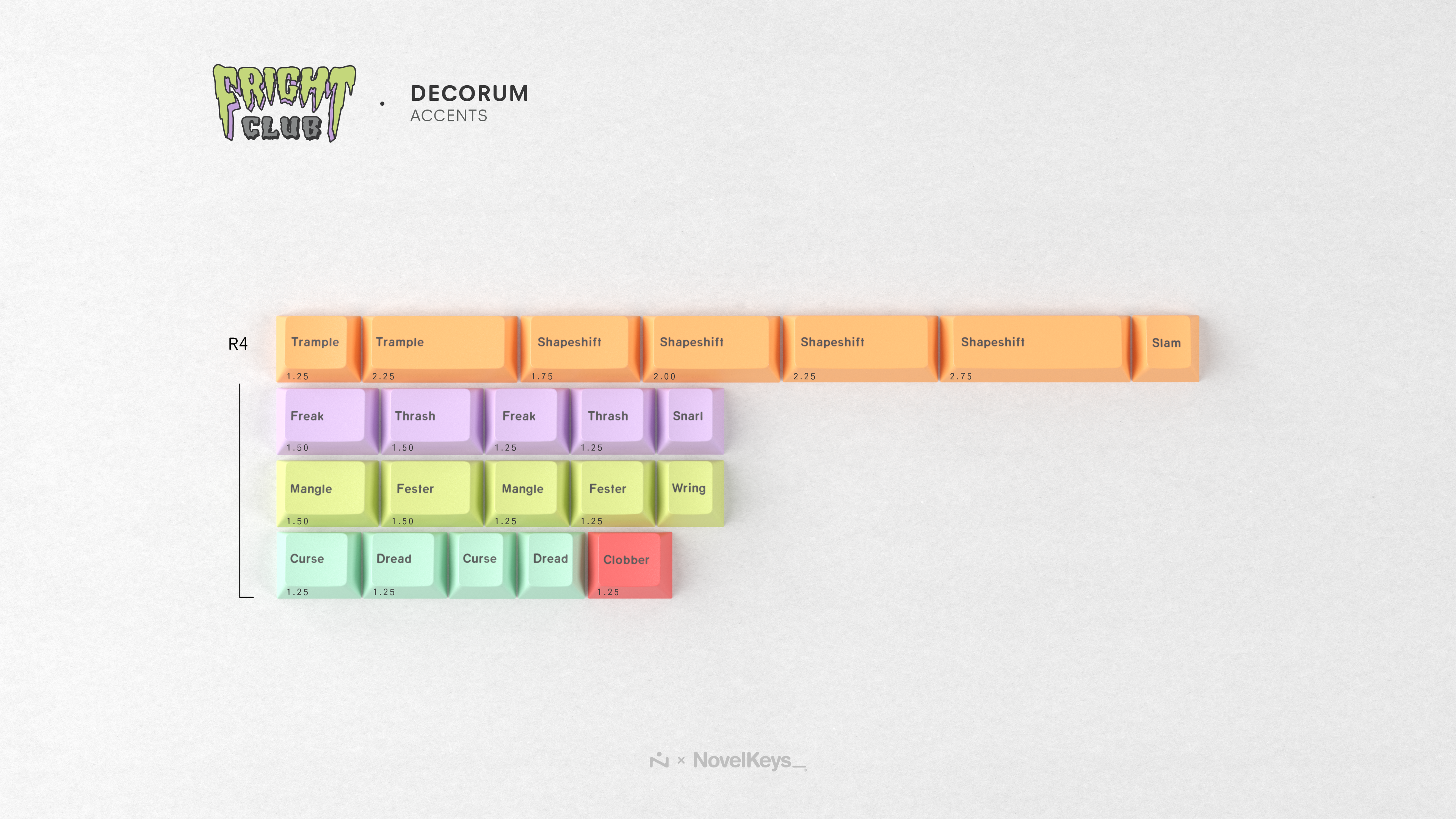 (In Stock) GMK CYL Fright Club Vol. 1