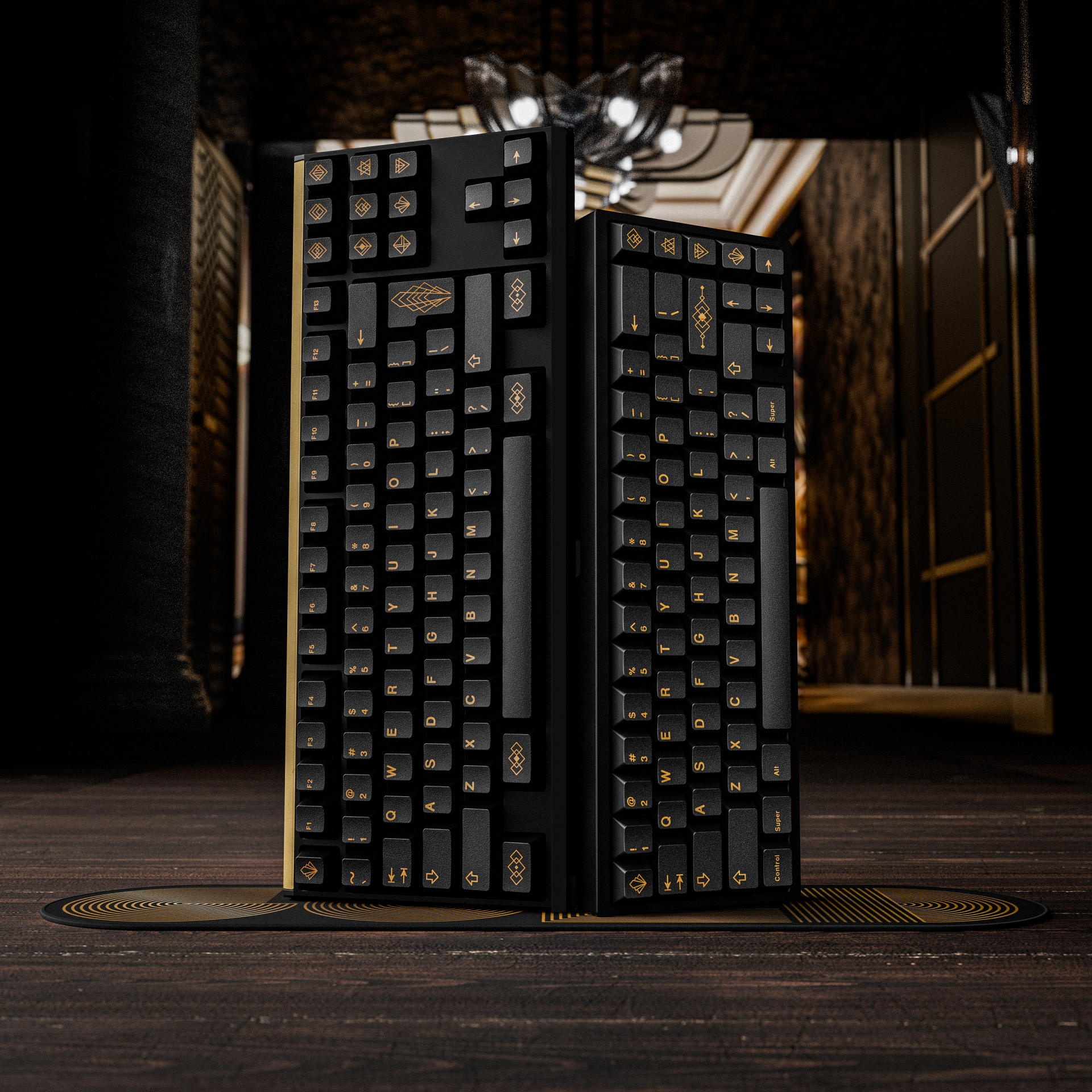 (Group Buy) GMK Black & Gold