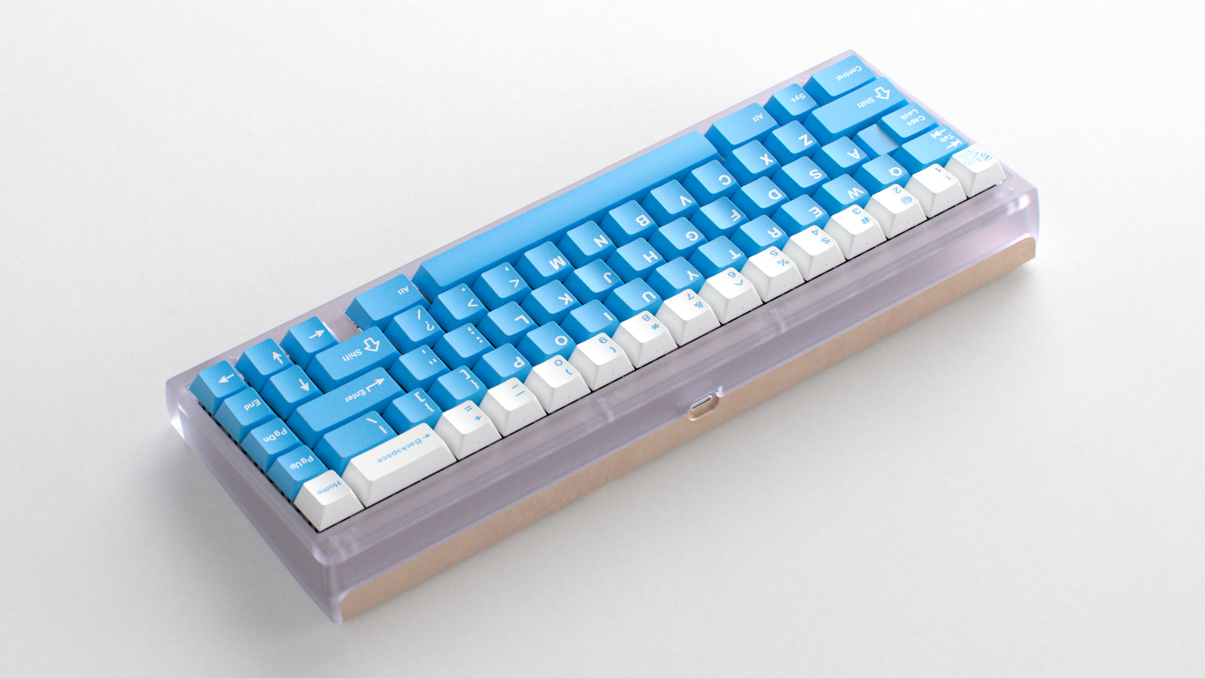 (Group buy) GMK CYL Unobtainium Blue