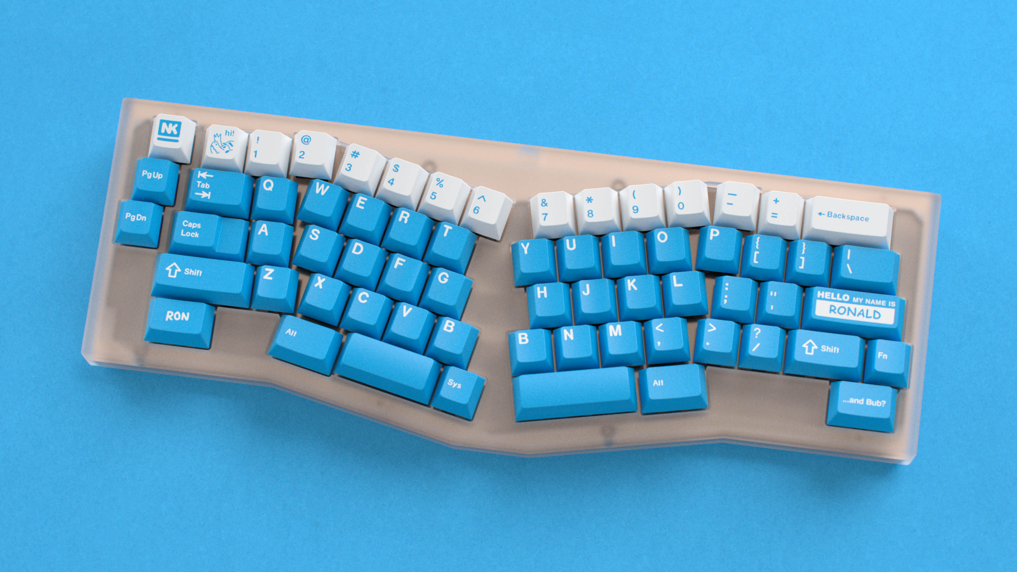 (Group buy) GMK CYL Unobtainium Blue