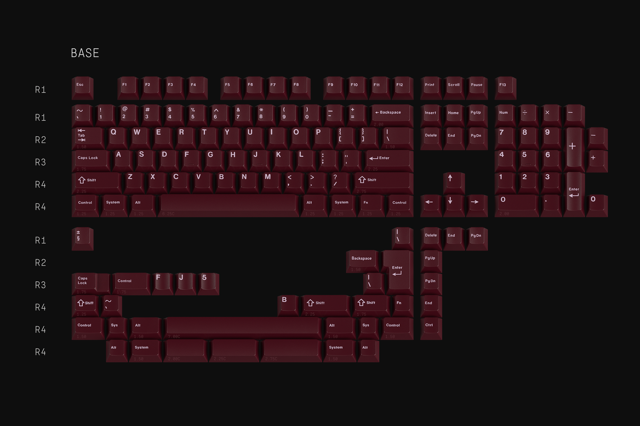 (In Stock) GMK Villanelle Keyset