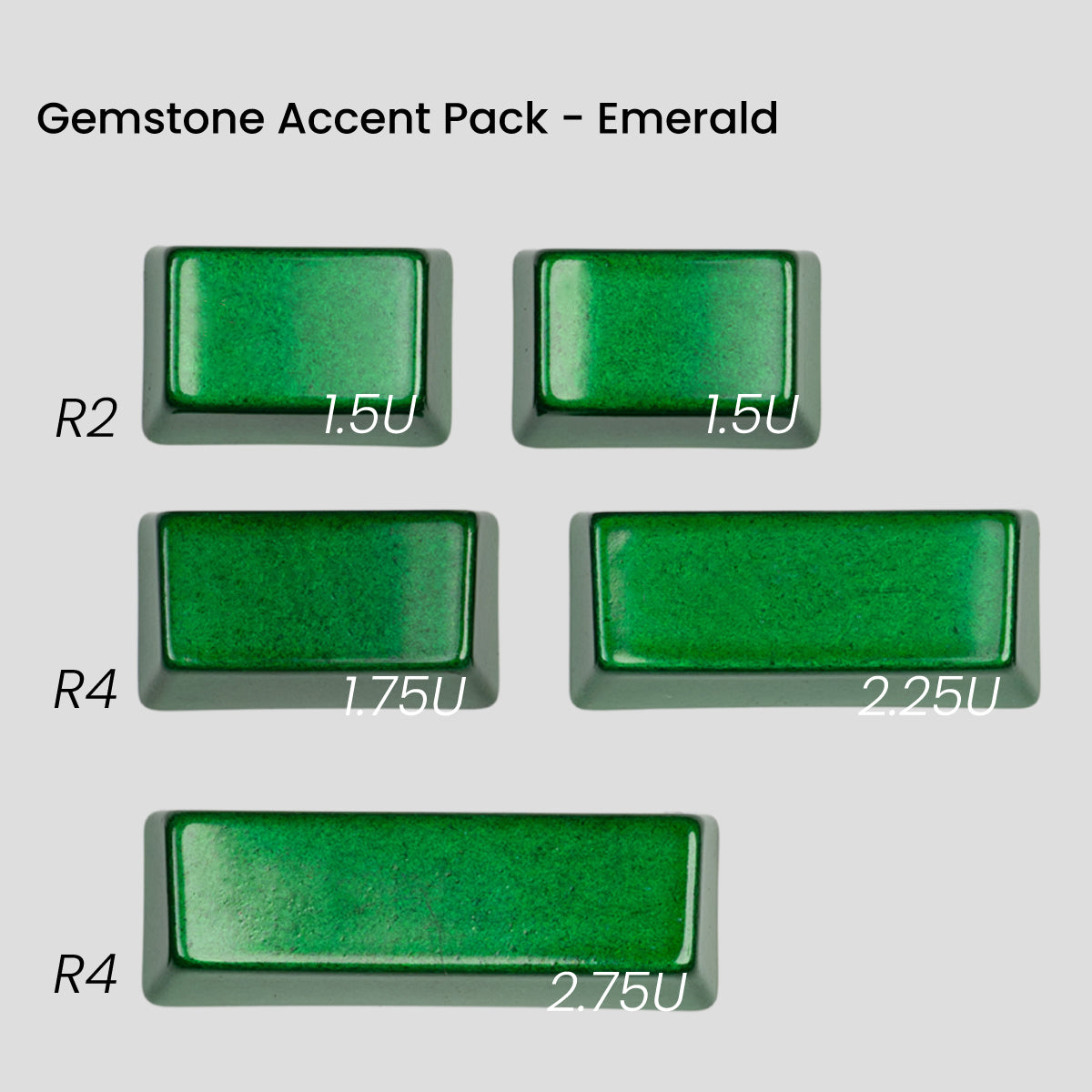 (Group Buy) Awekeys Viking Antiques Full Metal Keycap Set (Gemstone Accent Kits)