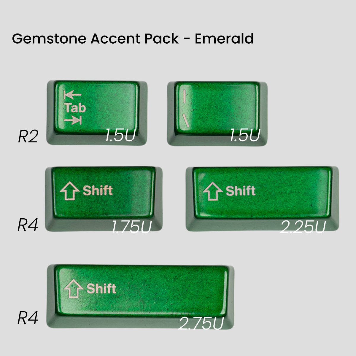 (Group Buy) Awekeys Viking Antiques Full Metal Keycap Set (Gemstone Accent Kits)