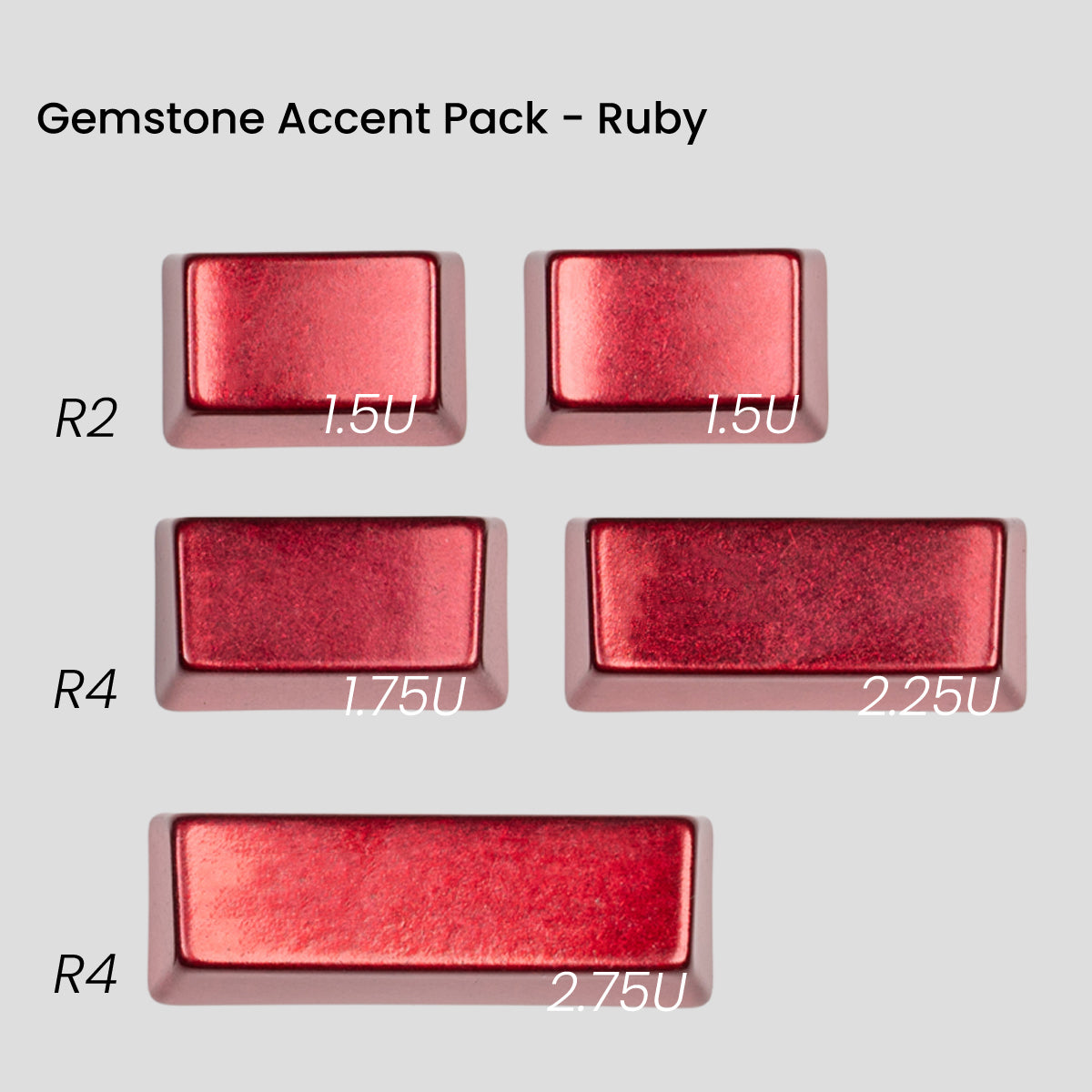 (Group Buy) Awekeys Viking Antiques Full Metal Keycap Set (Gemstone Accent Kits)