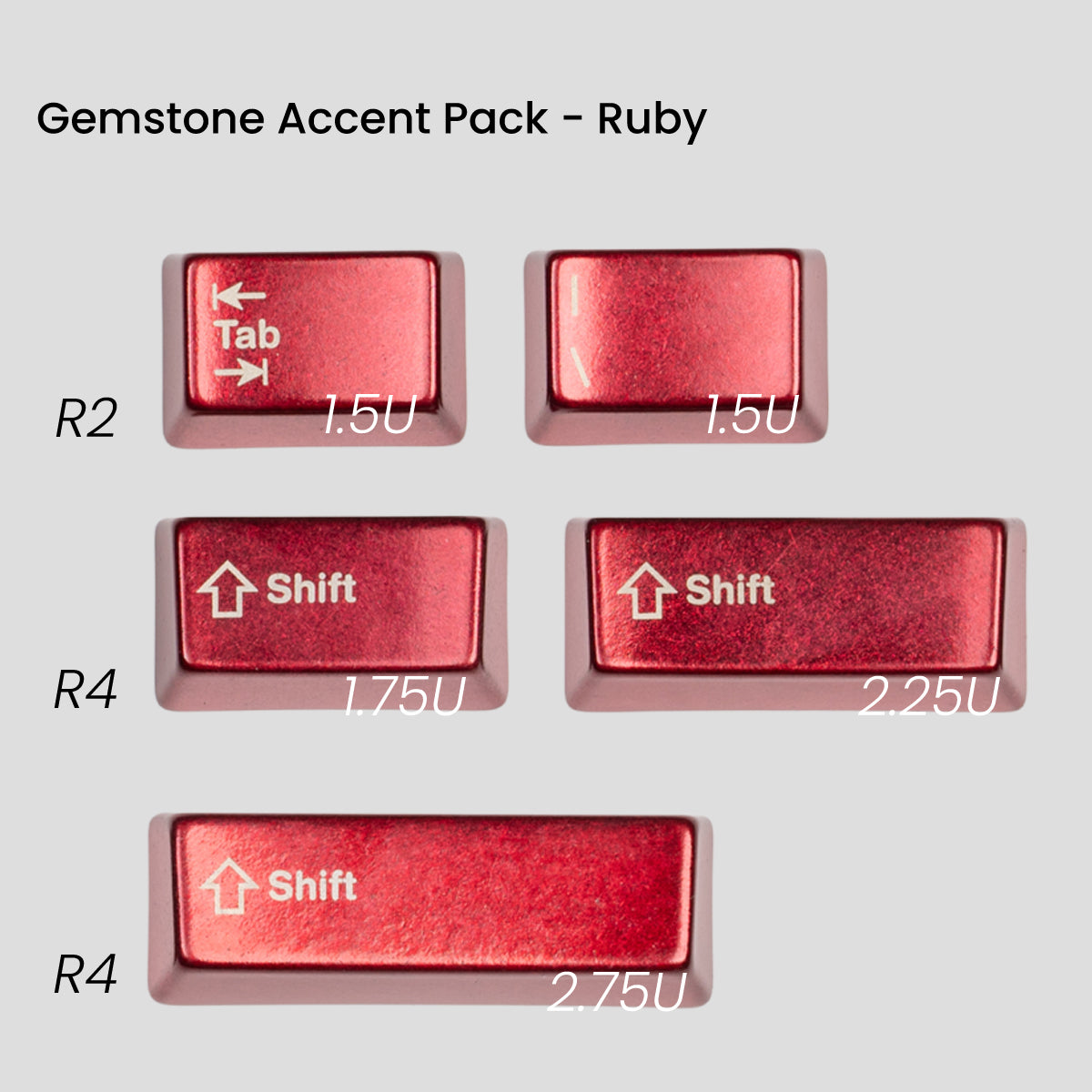 (Group Buy) Awekeys Viking Antiques Full Metal Keycap Set (Gemstone Accent Kits)