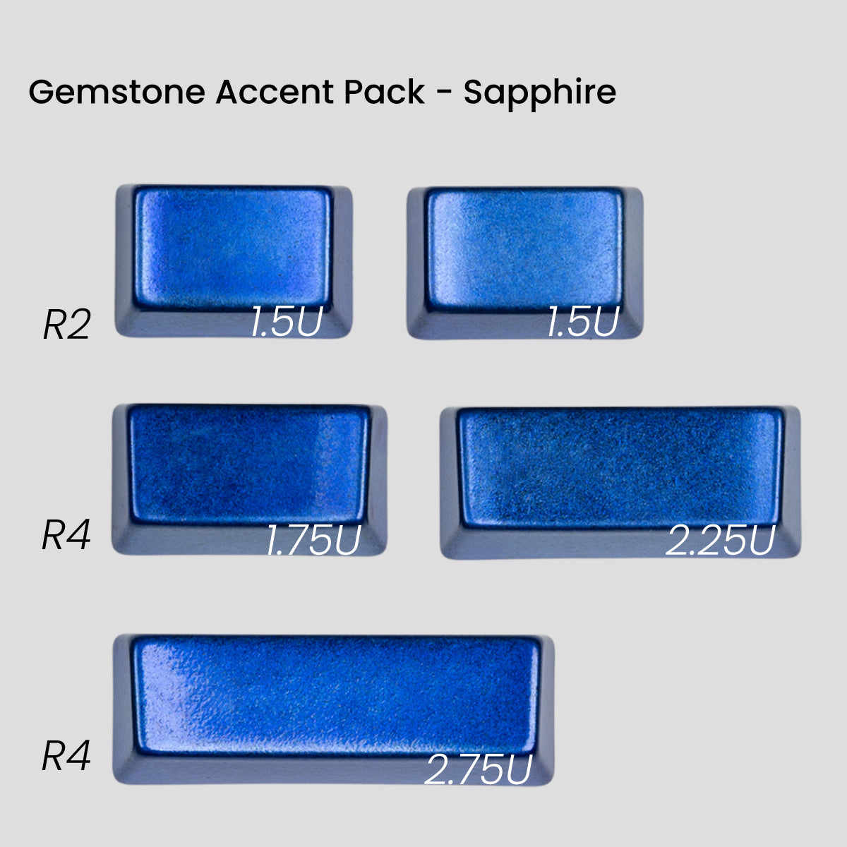 (Group Buy) Awekeys Viking Antiques Full Metal Keycap Set (Gemstone Accent Kits)