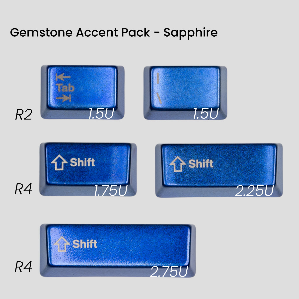 (Group Buy) Awekeys Viking Antiques Full Metal Keycap Set (Gemstone Accent Kits)