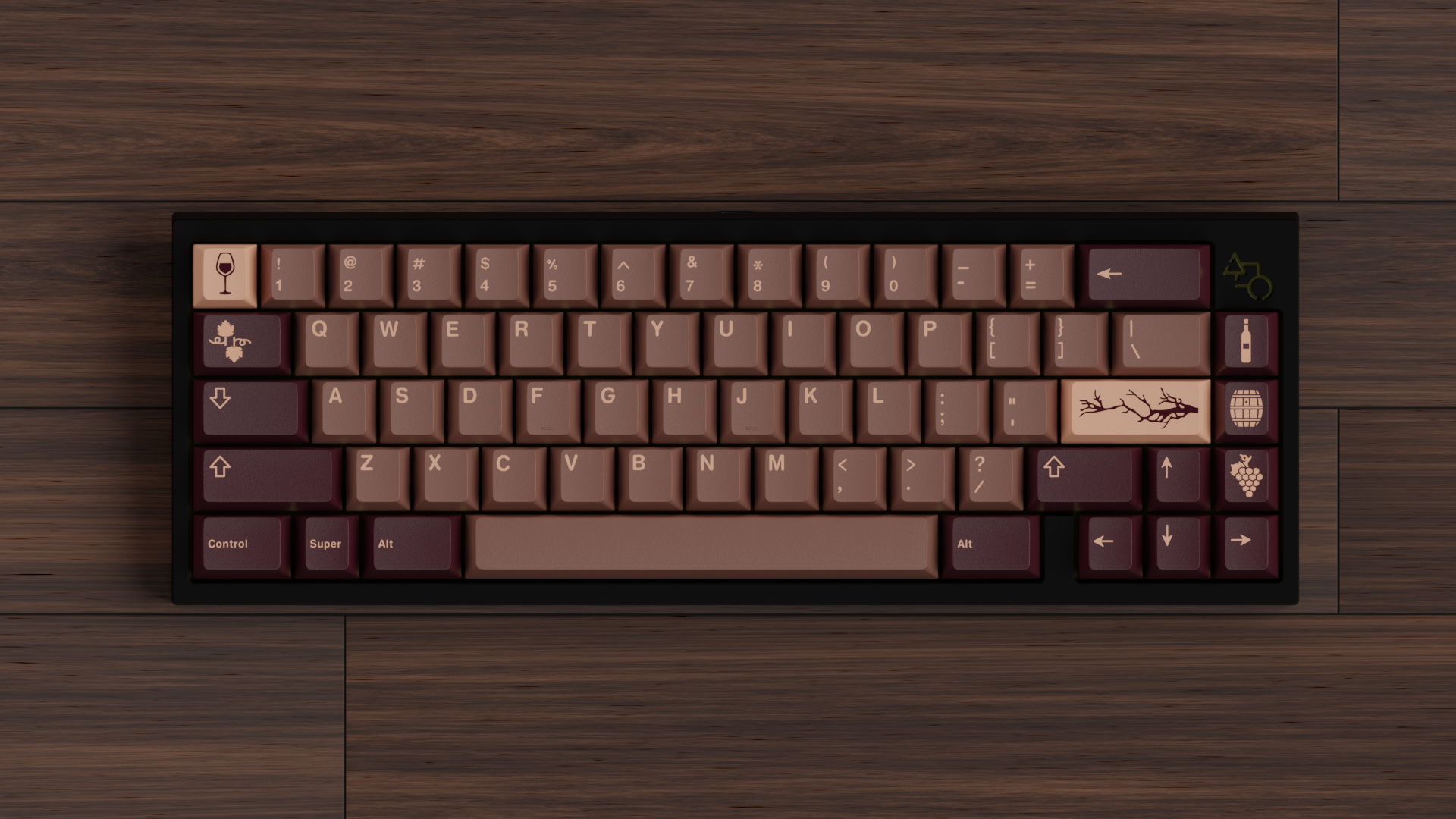 (In Stock) GMK Bordeaux Keycaps