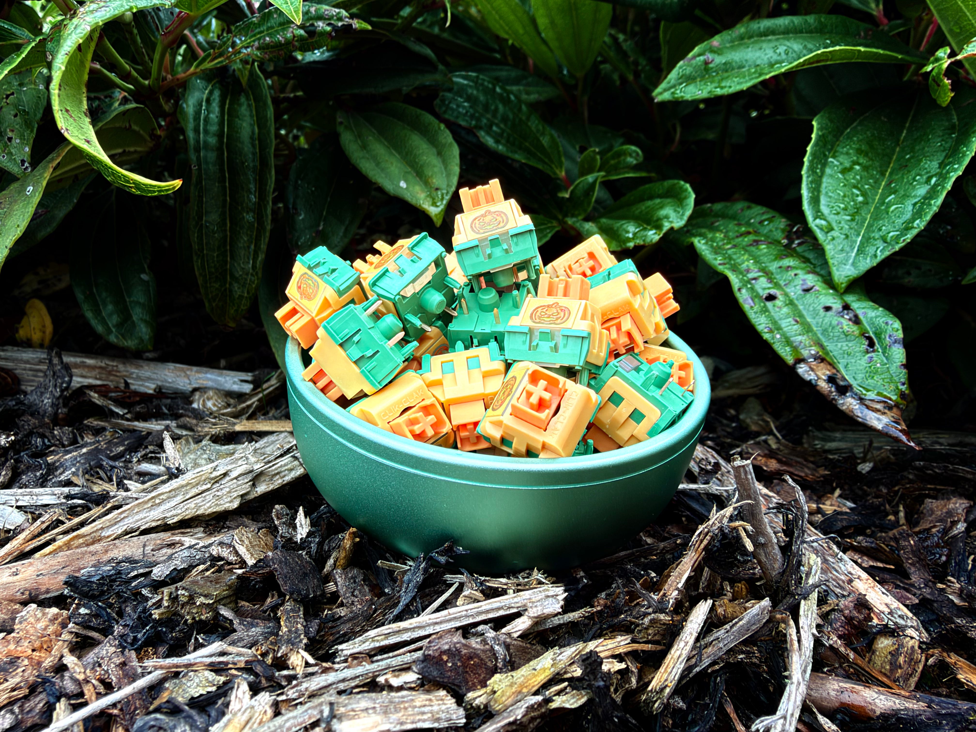 (In Stock) Pumpkin Silent Tactile Switches (10 Pack)