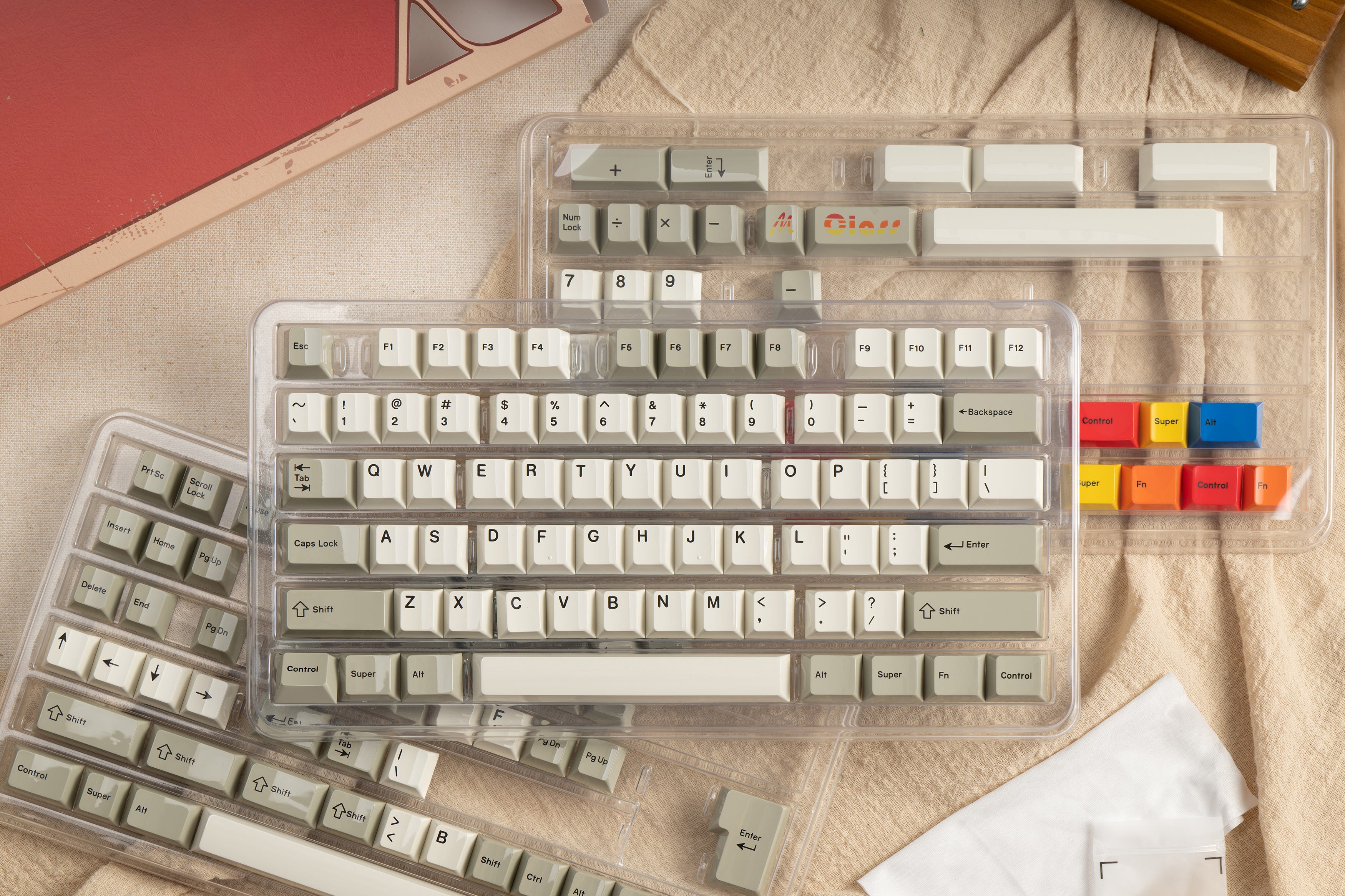 (Group Buy) MM Glazed Beige Keycaps