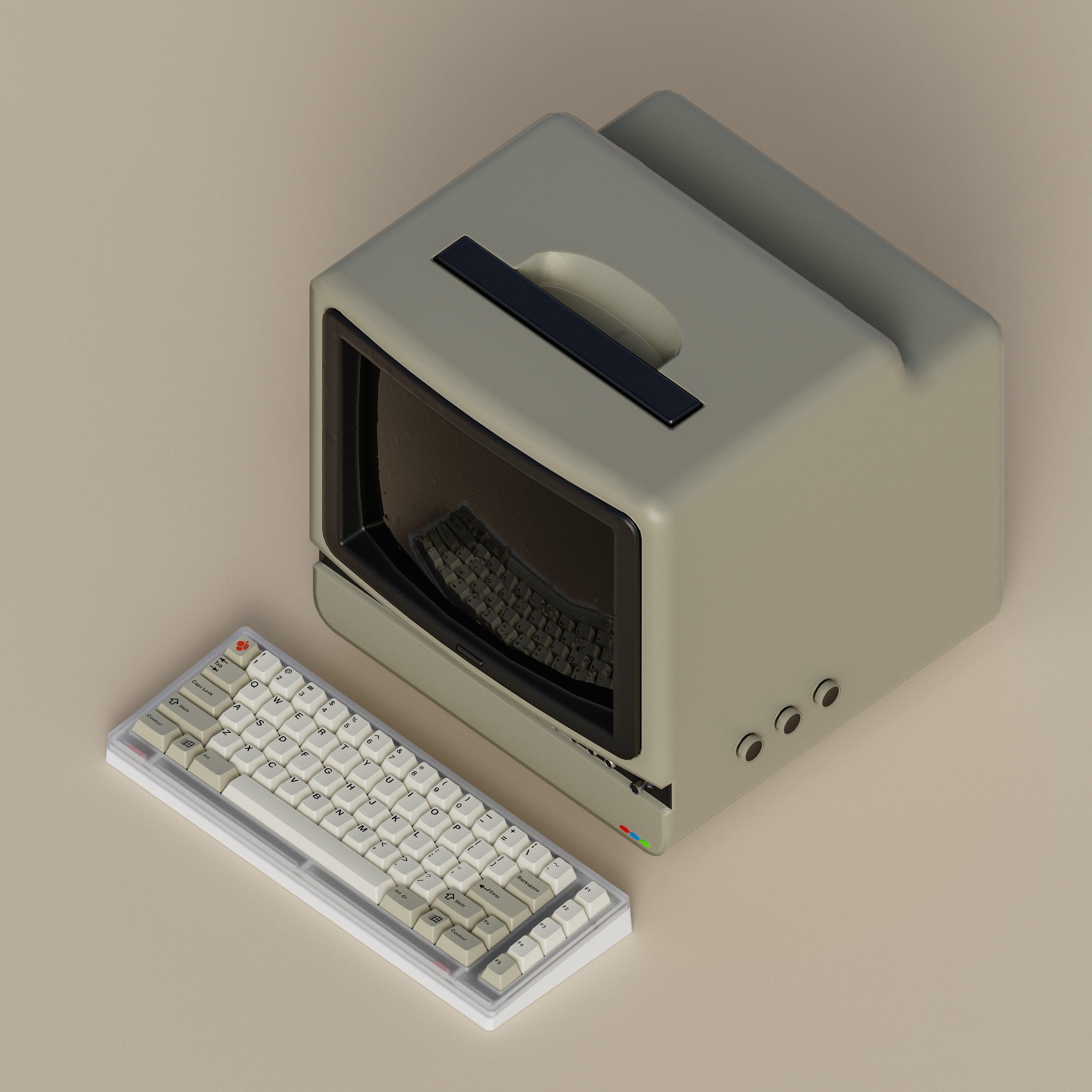 (In Stock) GMK Classic Beige