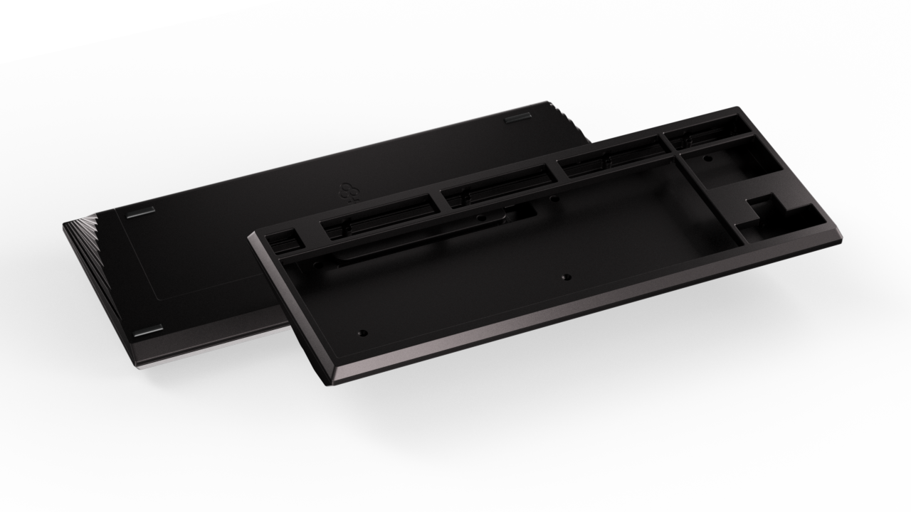 render of Keycult No. 3 black with black accents