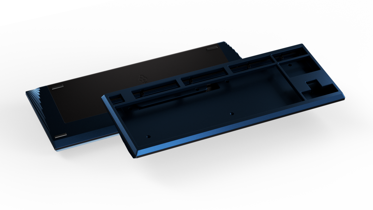 render of Keycult No. 3 navy with black accents