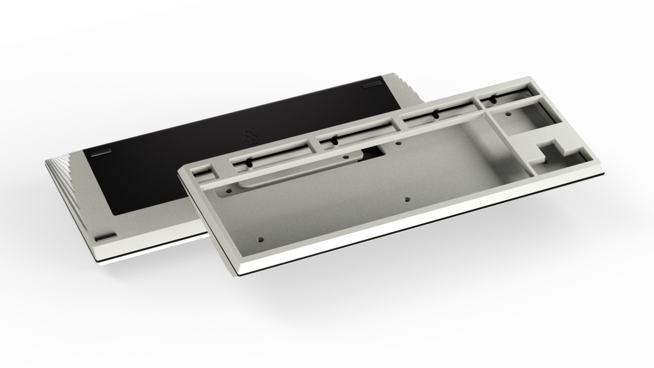 render of Keycult No. 3 white with black accents