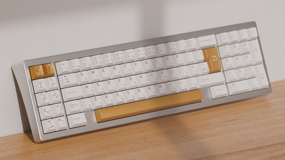 キーボード [GB] KKB Kintsugi Shiro Pre-Order) KKB Kintsugi Shiro