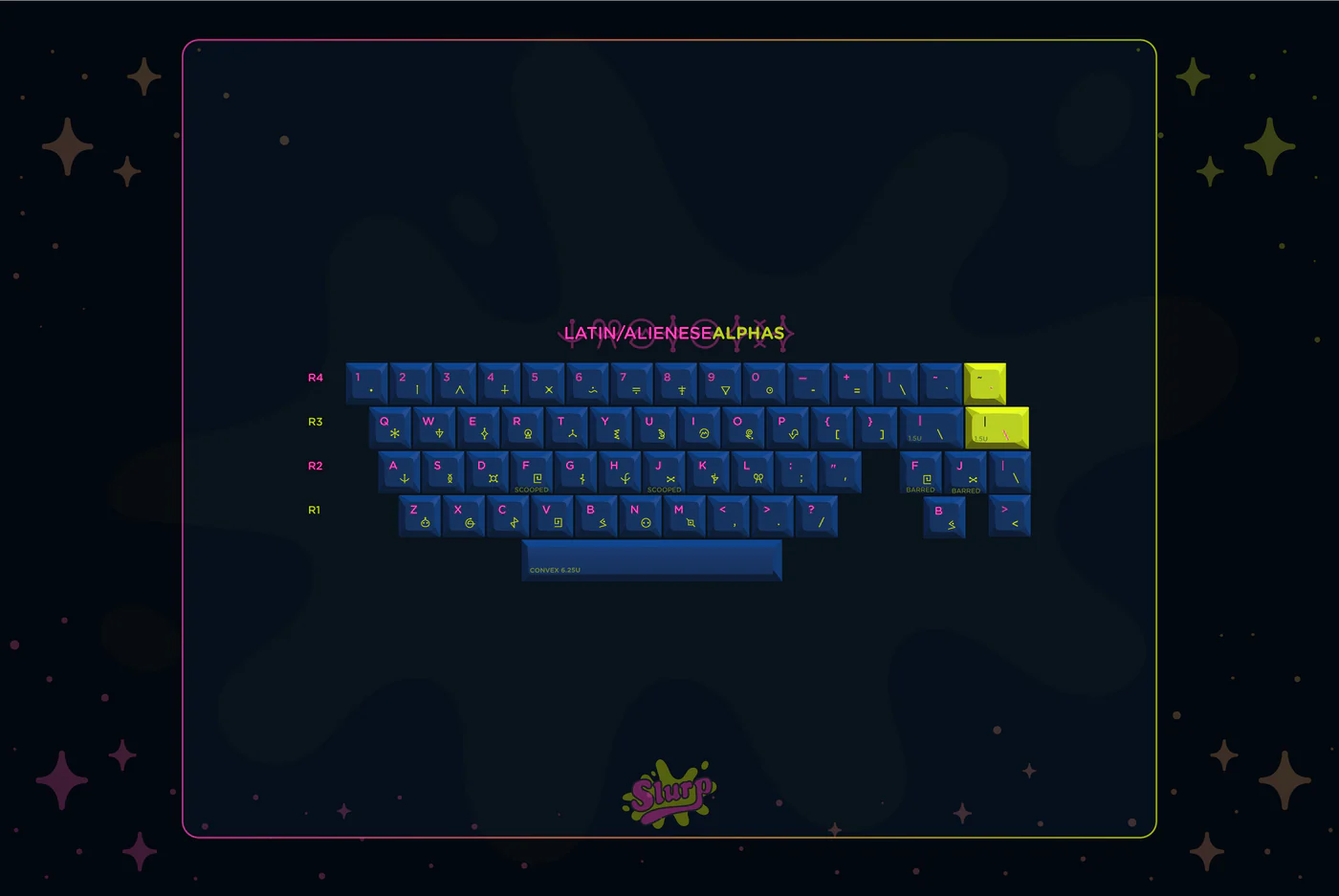 (Protozoa) KAT Slurp Keycaps