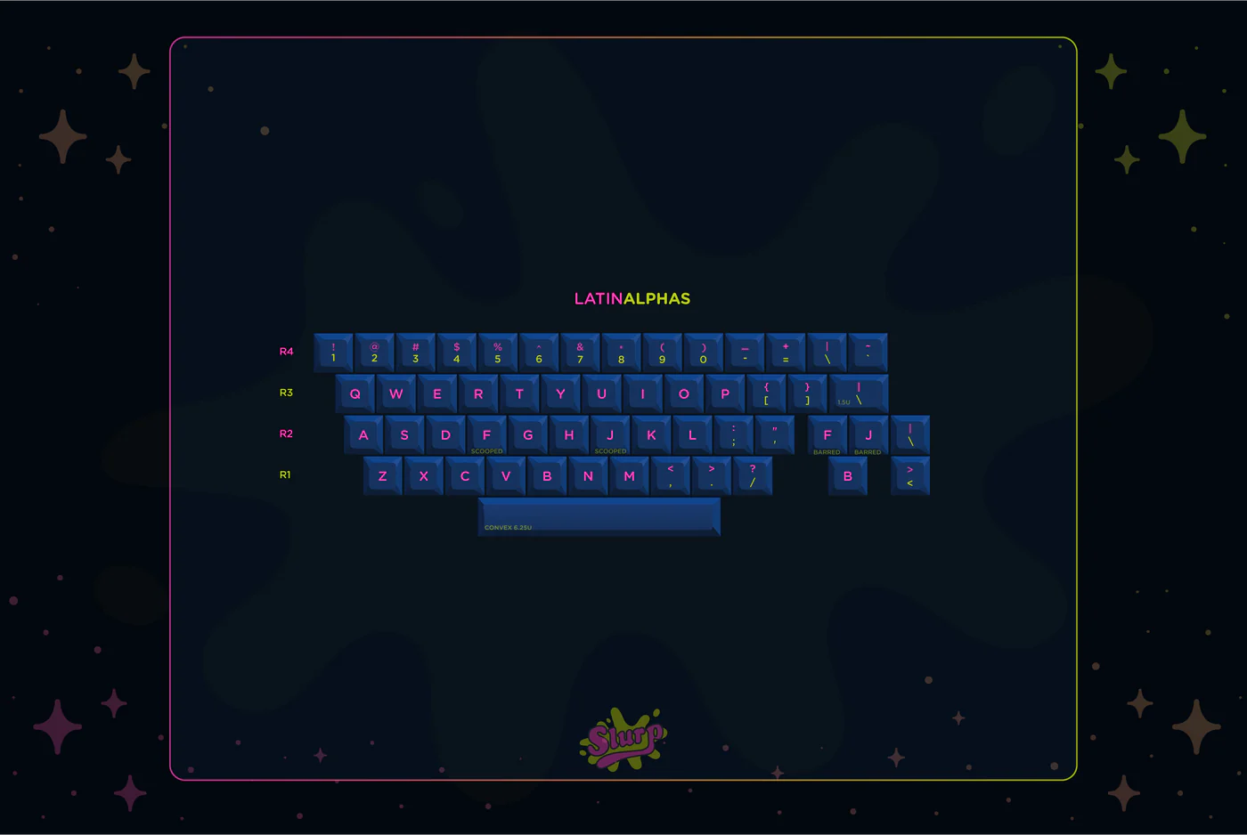 (Protozoa) KAT Slurp Keycaps