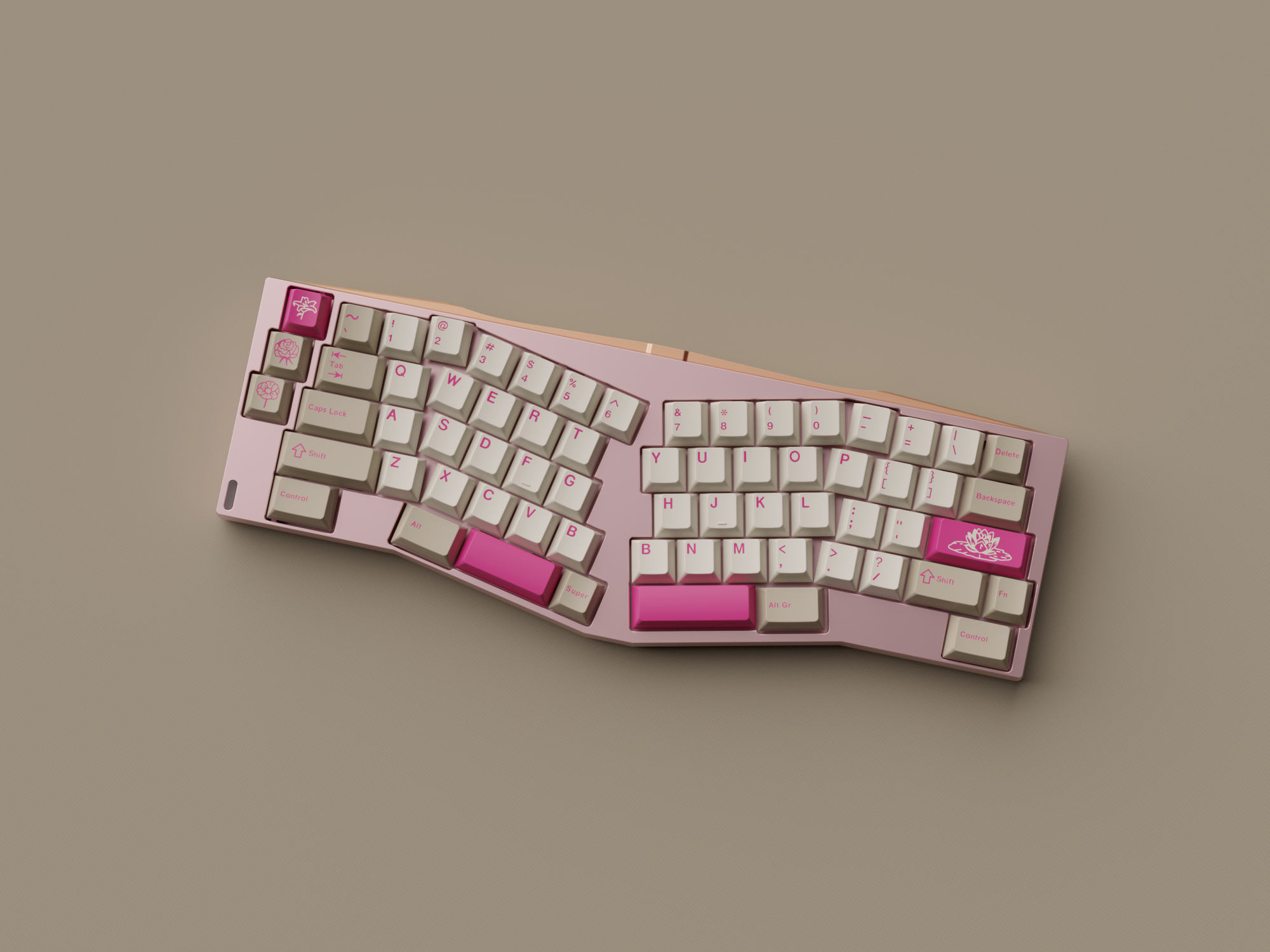 In Stock) KKB LOV (Lilies of the Valley) Keycaps