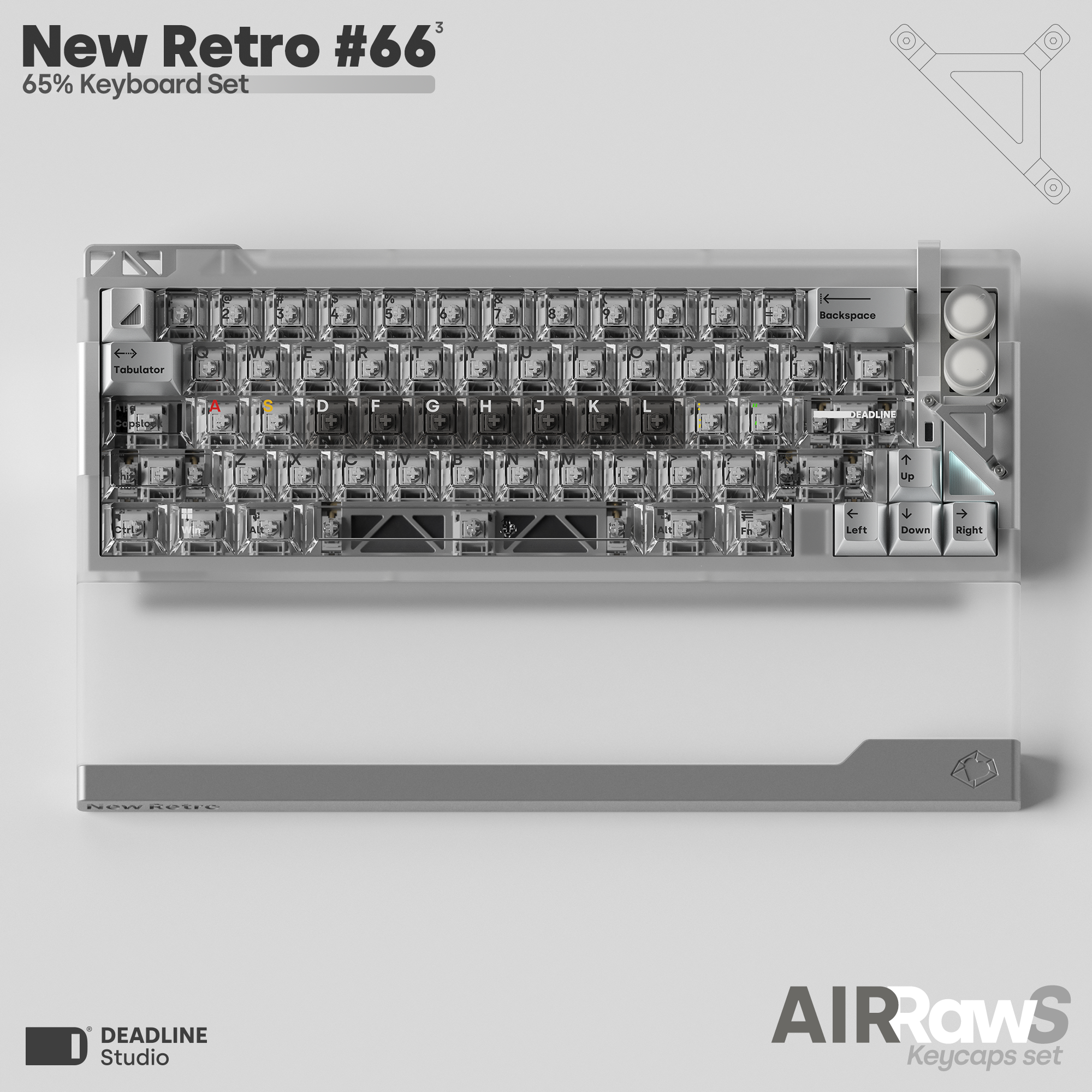 (Group Buy) New Retro #66 V3 Keyboard Kit by Deadline Studio