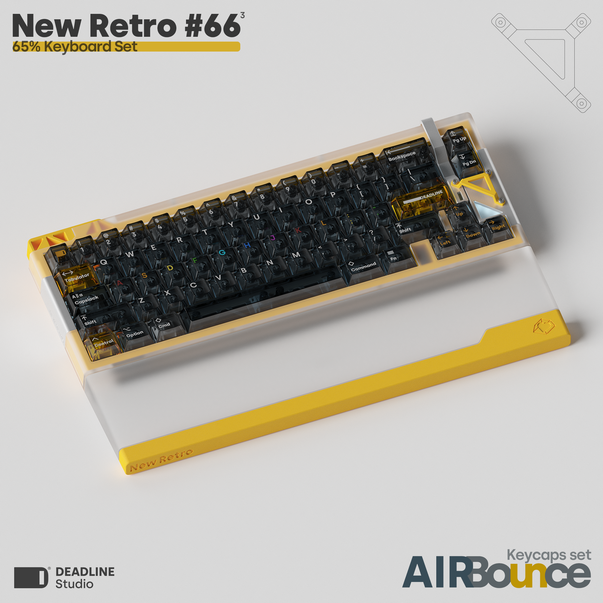 (Group Buy) New Retro #66 V3 Keyboard Kit by Deadline Studio