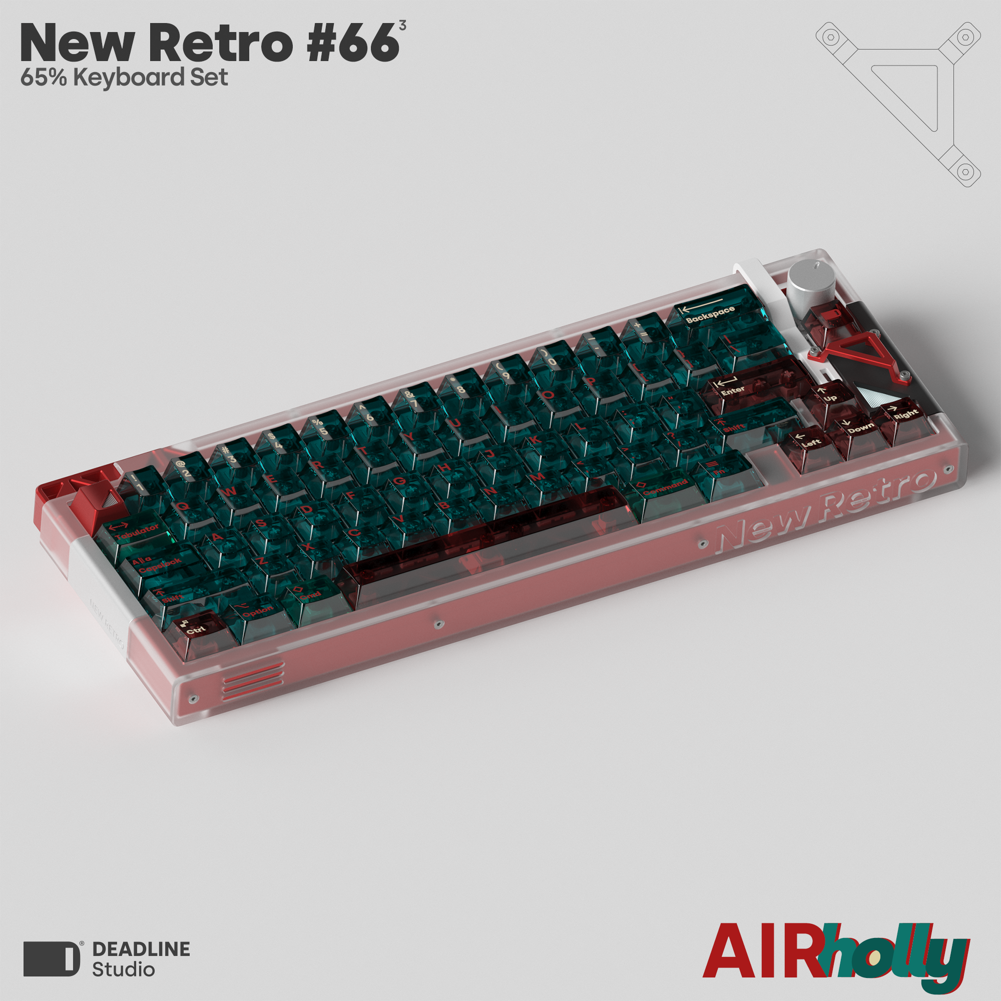 (Group Buy) New Retro #66 V3 Keyboard Kit by Deadline Studio