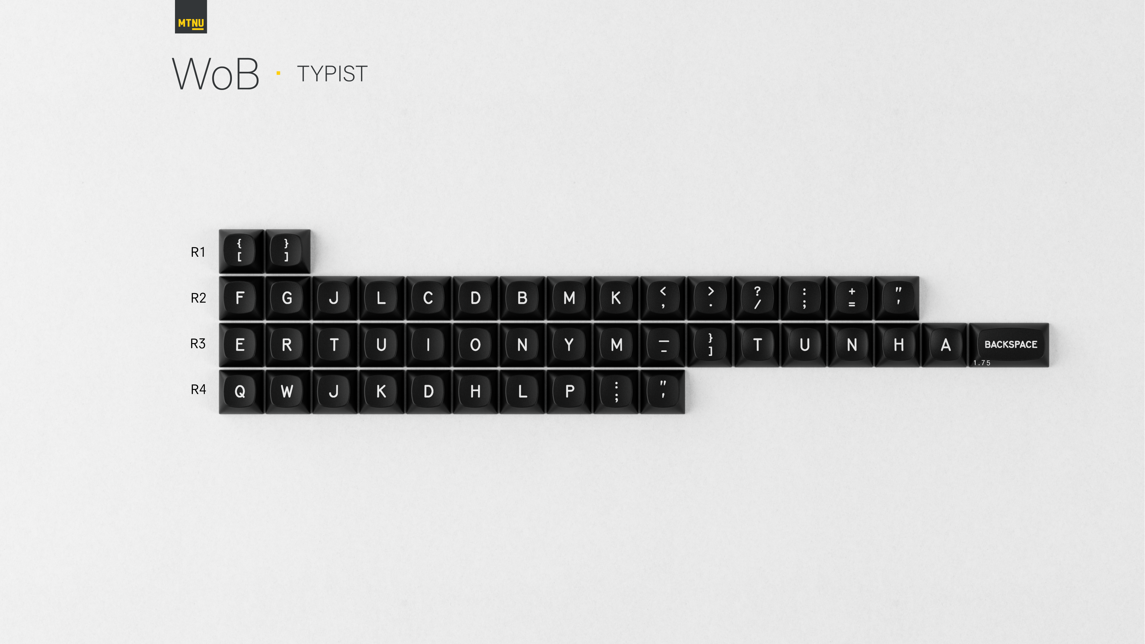 (In Stock) GMK MTNU WoB Keycap Set