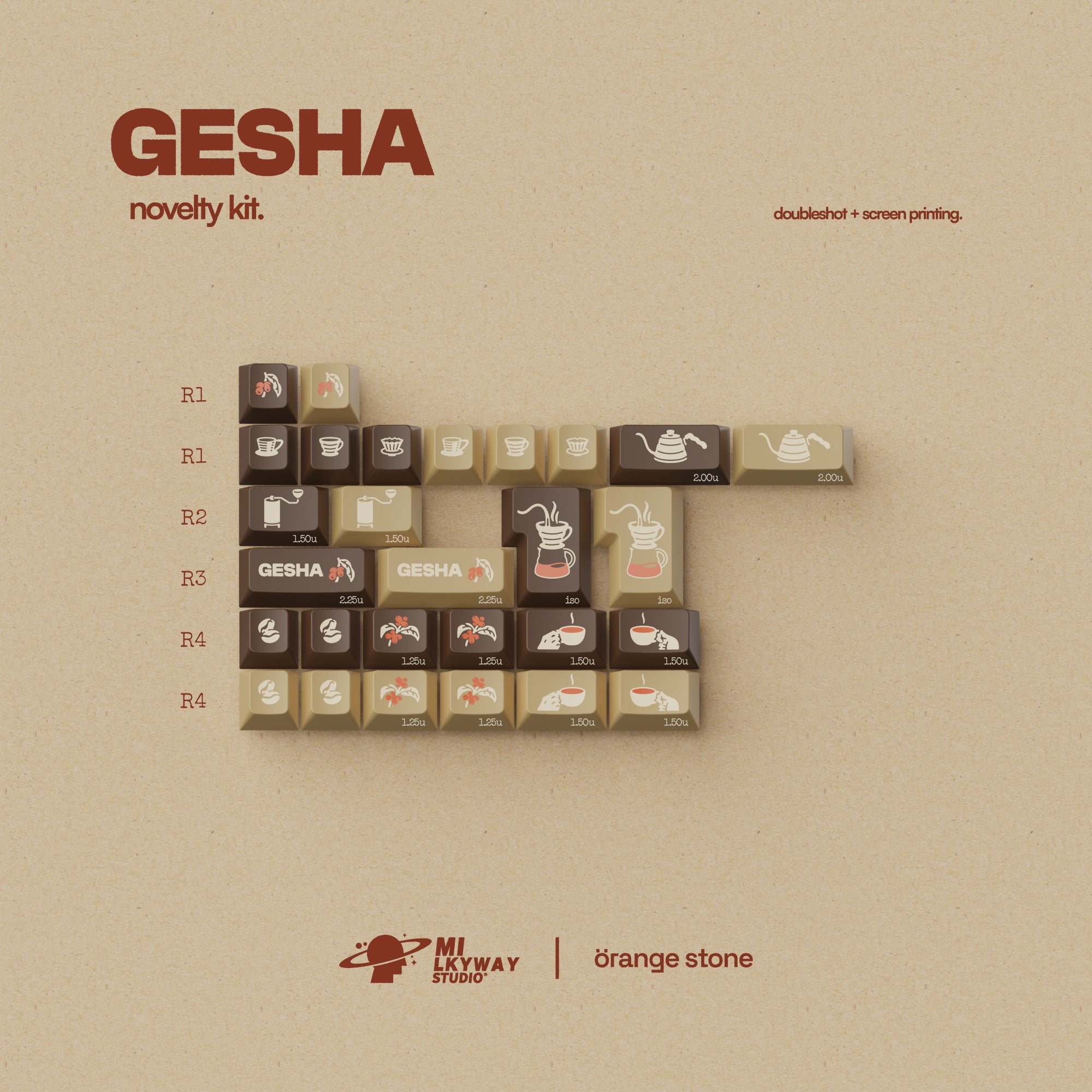 (Group Buy) MW Gesha Keyset