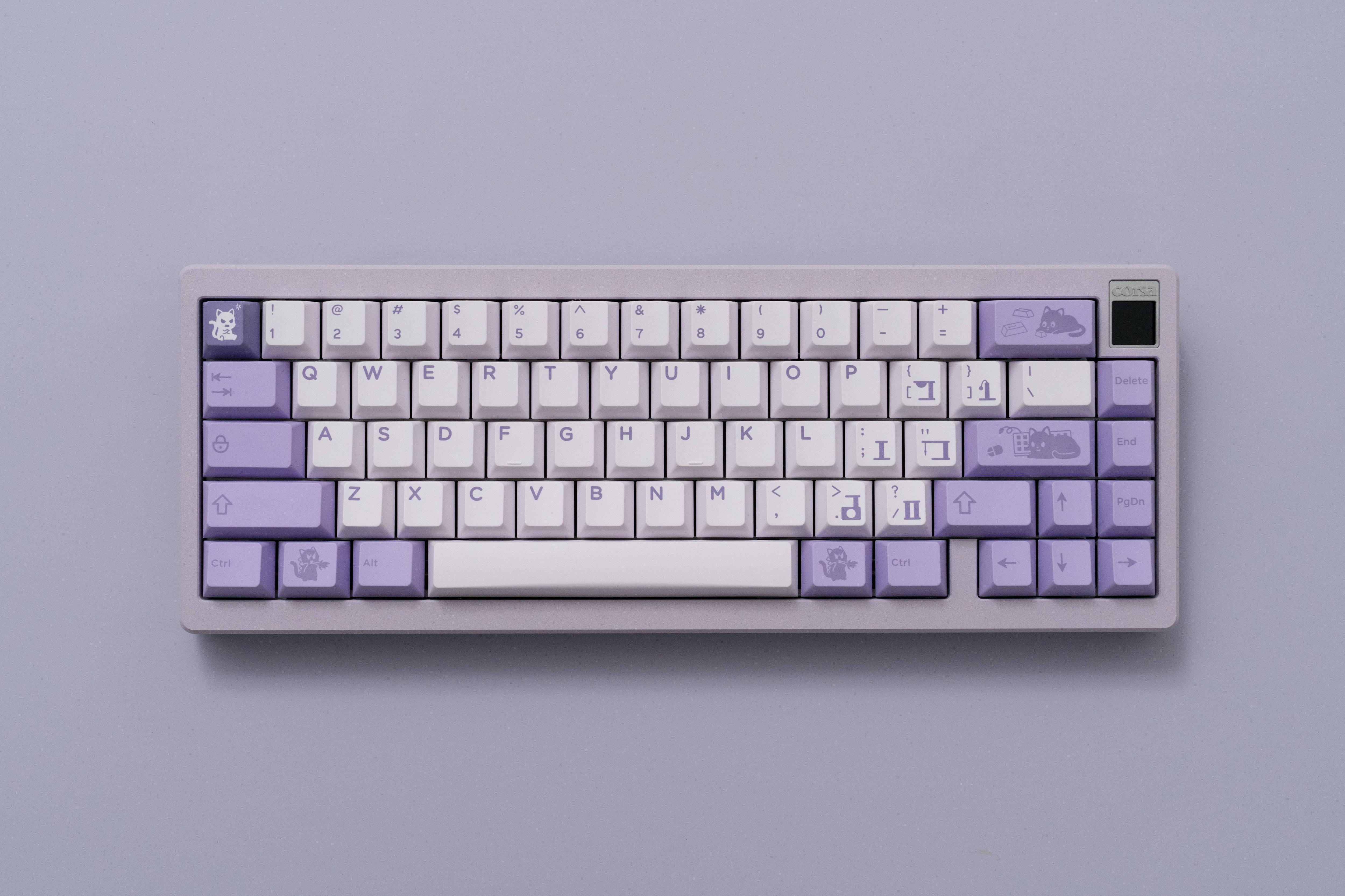 (Group Buy) Zero-G Studio x DMK PBT "Arrogant Cat" Keycaps