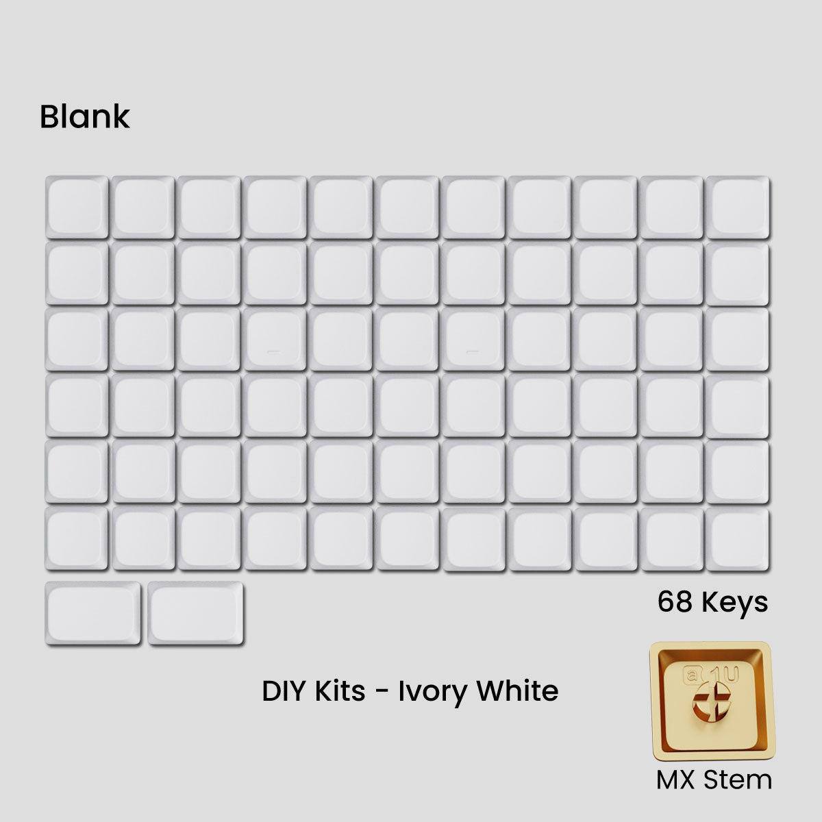 (Group Buy) Awekeys Air - Low Profile Metal Keycaps