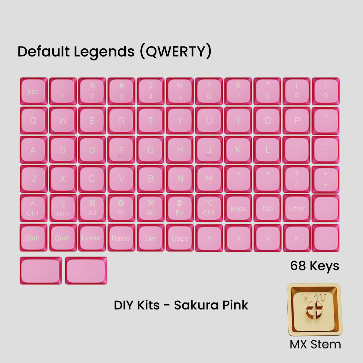 (Group Buy) Awekeys Air - Low Profile Metal Keycaps