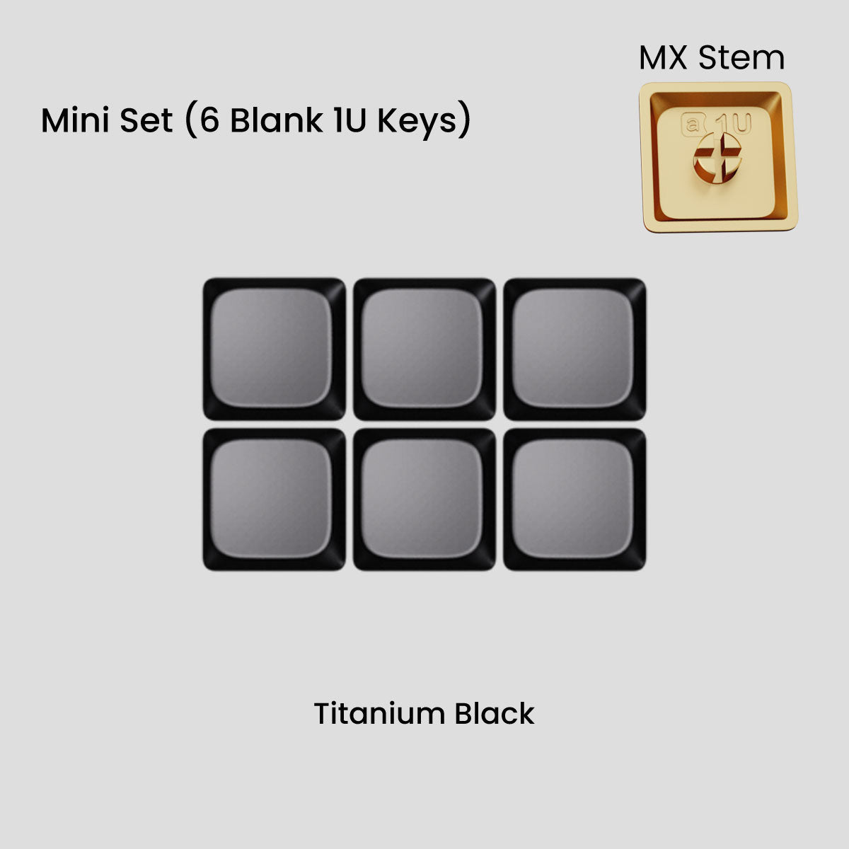 (Group Buy) Awekeys Air - Low Profile Metal Keycaps