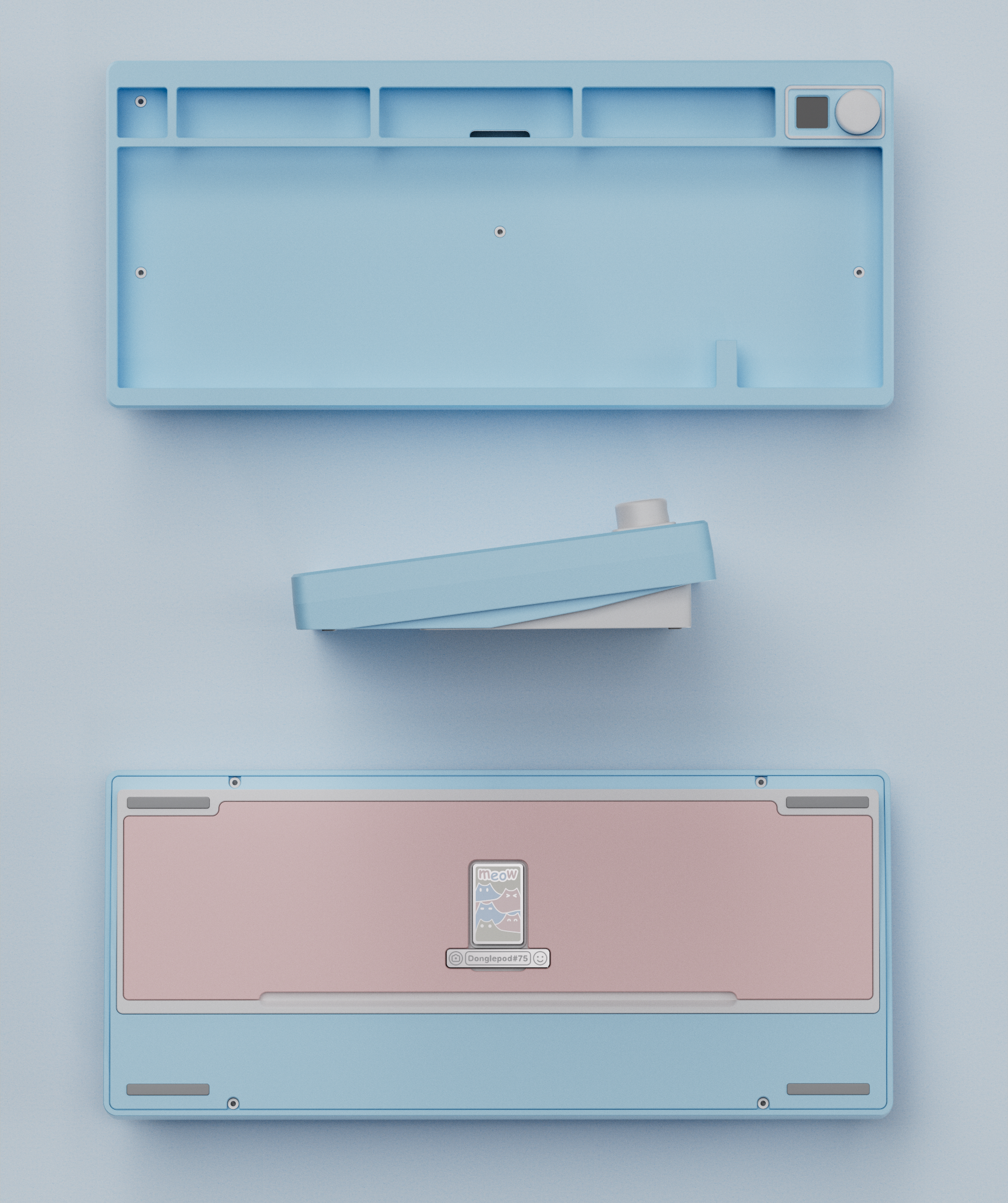 (In Stock) QwertyKeys QK75N Keyboard Kit