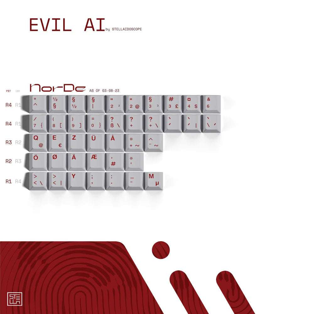 (In Stock) MW Evil AI Keyset