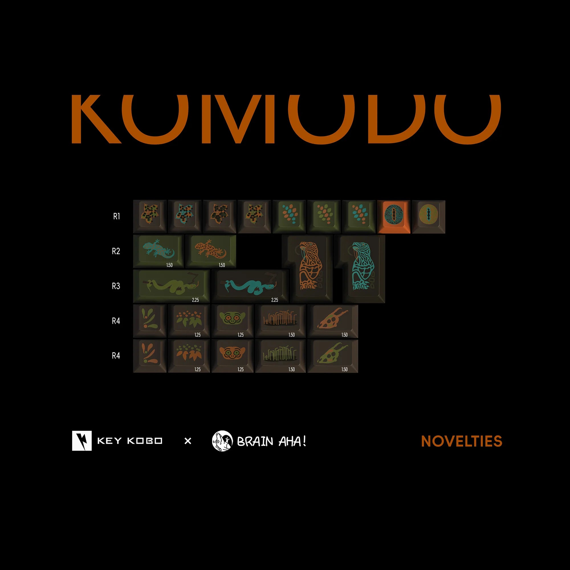(In Stock) Keykobo Komodo Keycaps