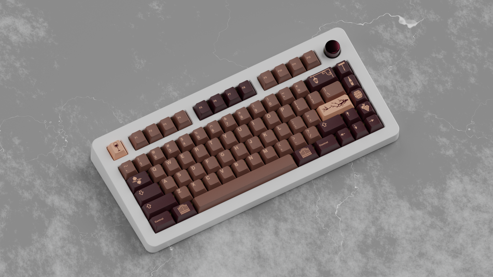 (In Stock) GMK Bordeaux Keycaps