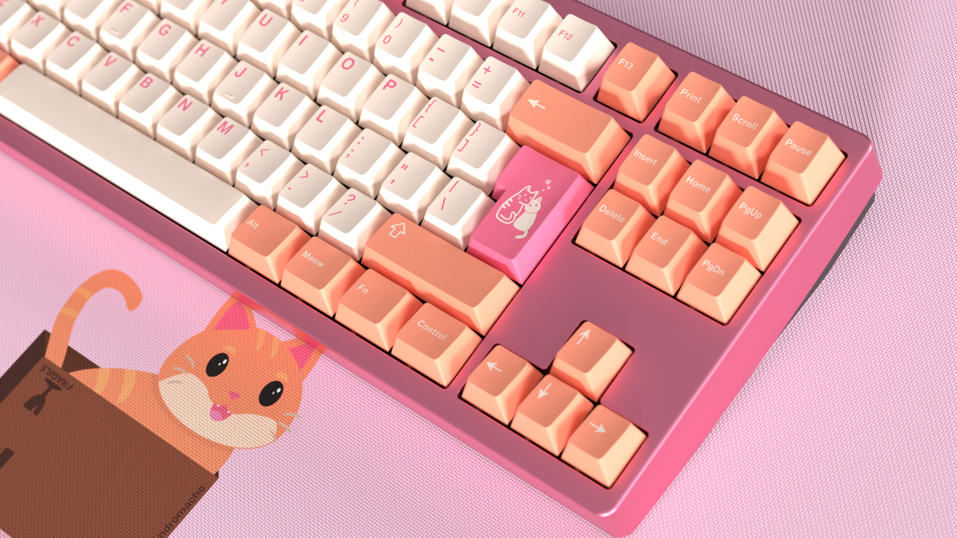 (In Stock) GMK Orange Boi Keyset