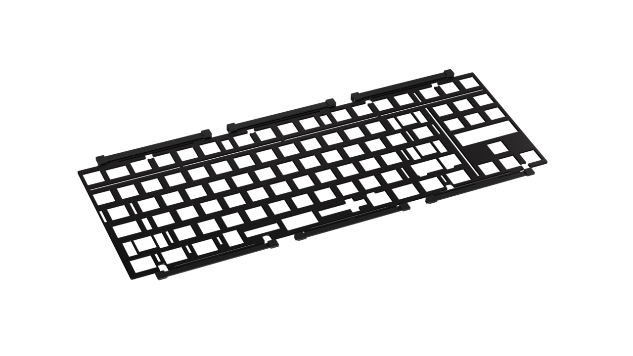 render of Keycult No. 3 Plate Ano Black occluded