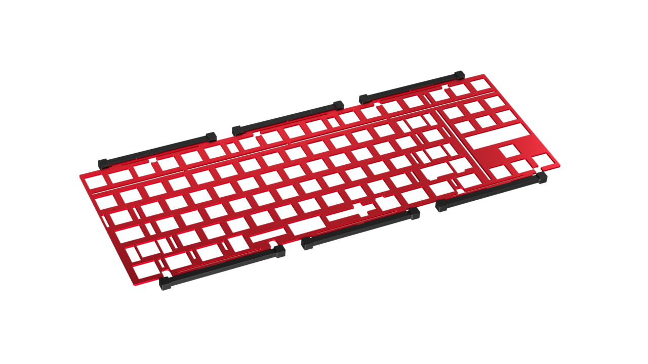 render of Keycult No. 3 Plate red