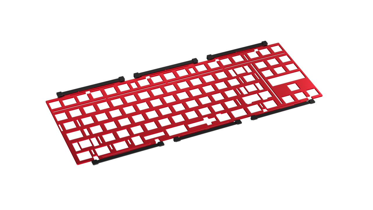 render of Keycult No. 3 Plate red occluded