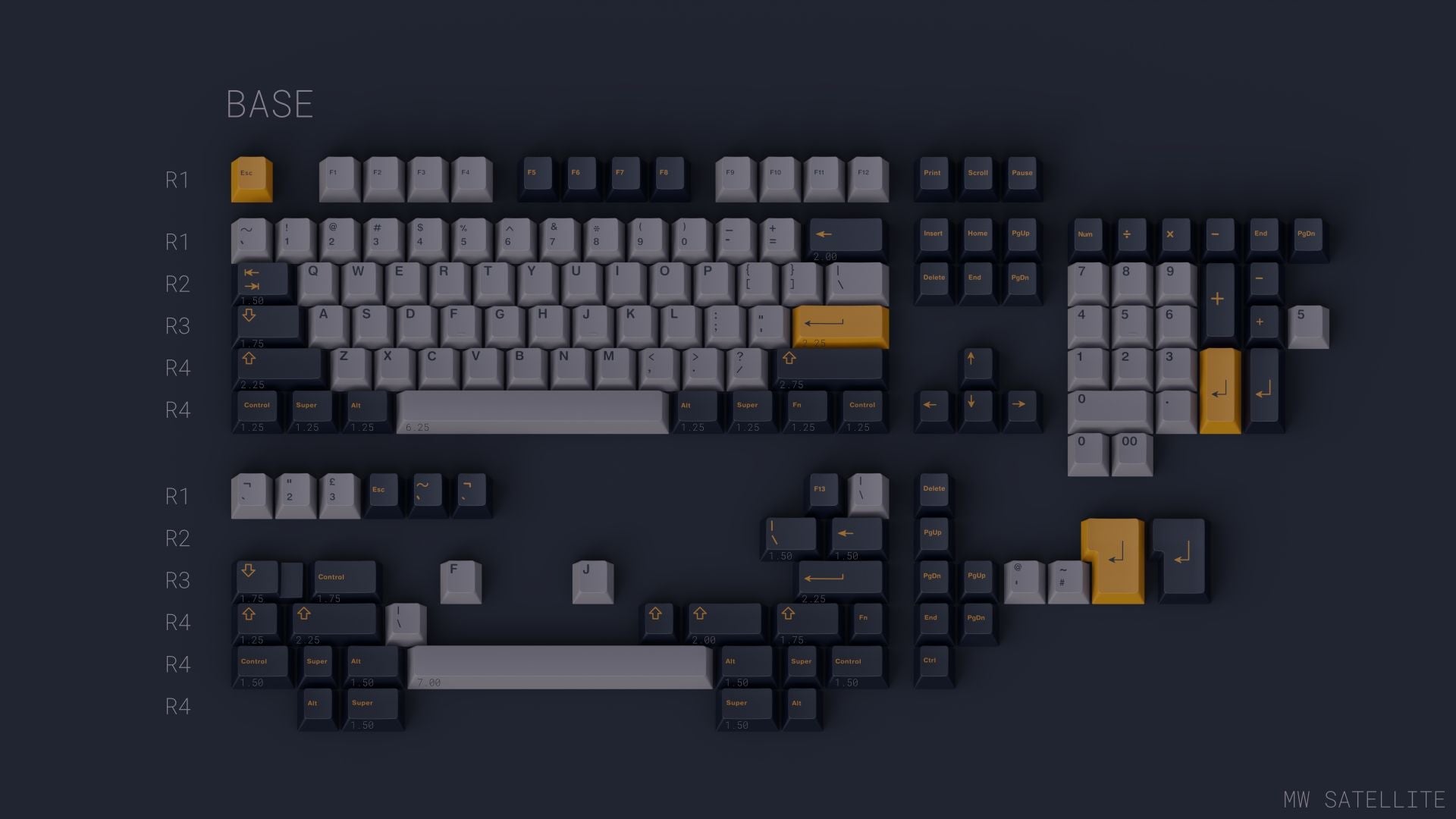(In Stock) MilkyWay Satellite Keycaps