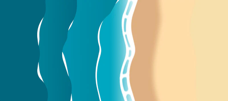 (In Stock) KAM Ocean Front Deskmats