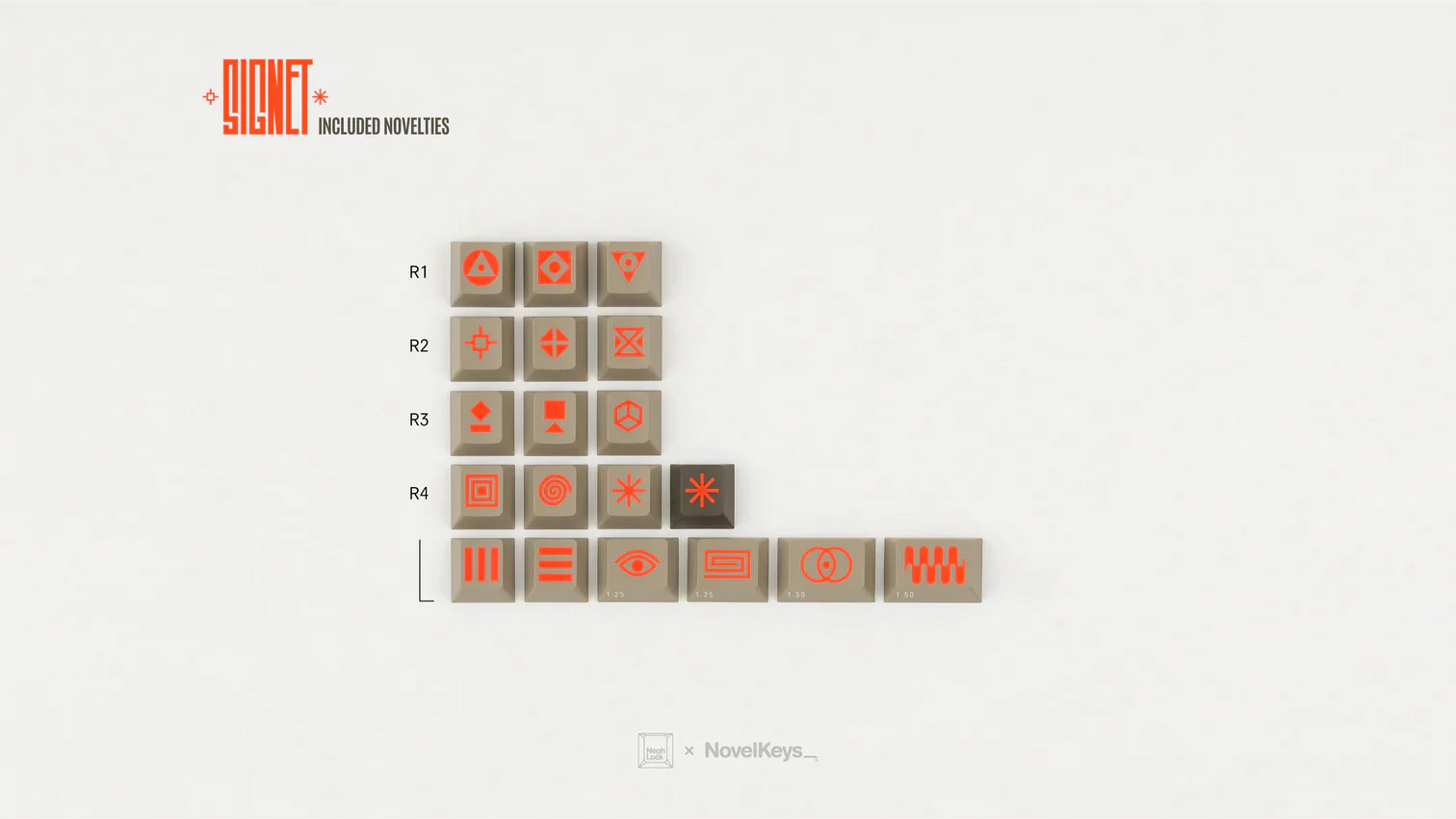 (In Stock) KeyKobo Signet Keycap Set