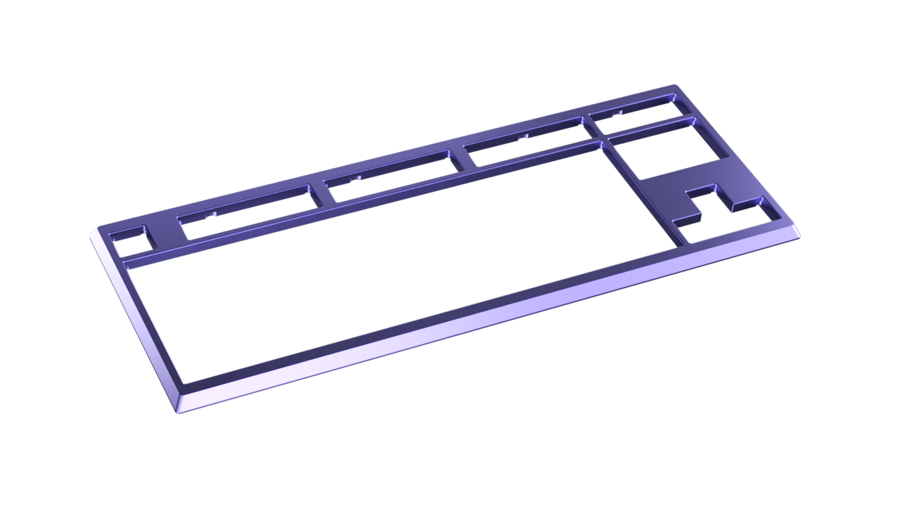 render of Keycult No. 3 Top Ano Purple WK