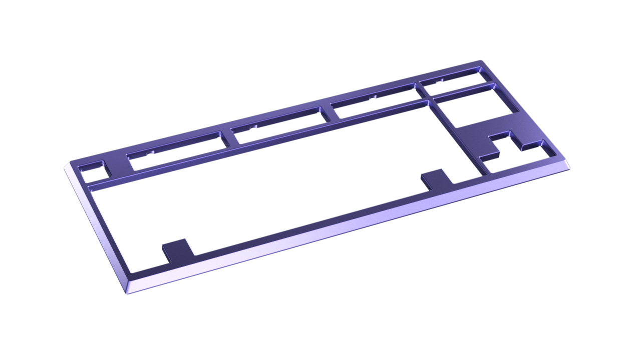 render of Keycult No. 3 Top Ano Purple WKL