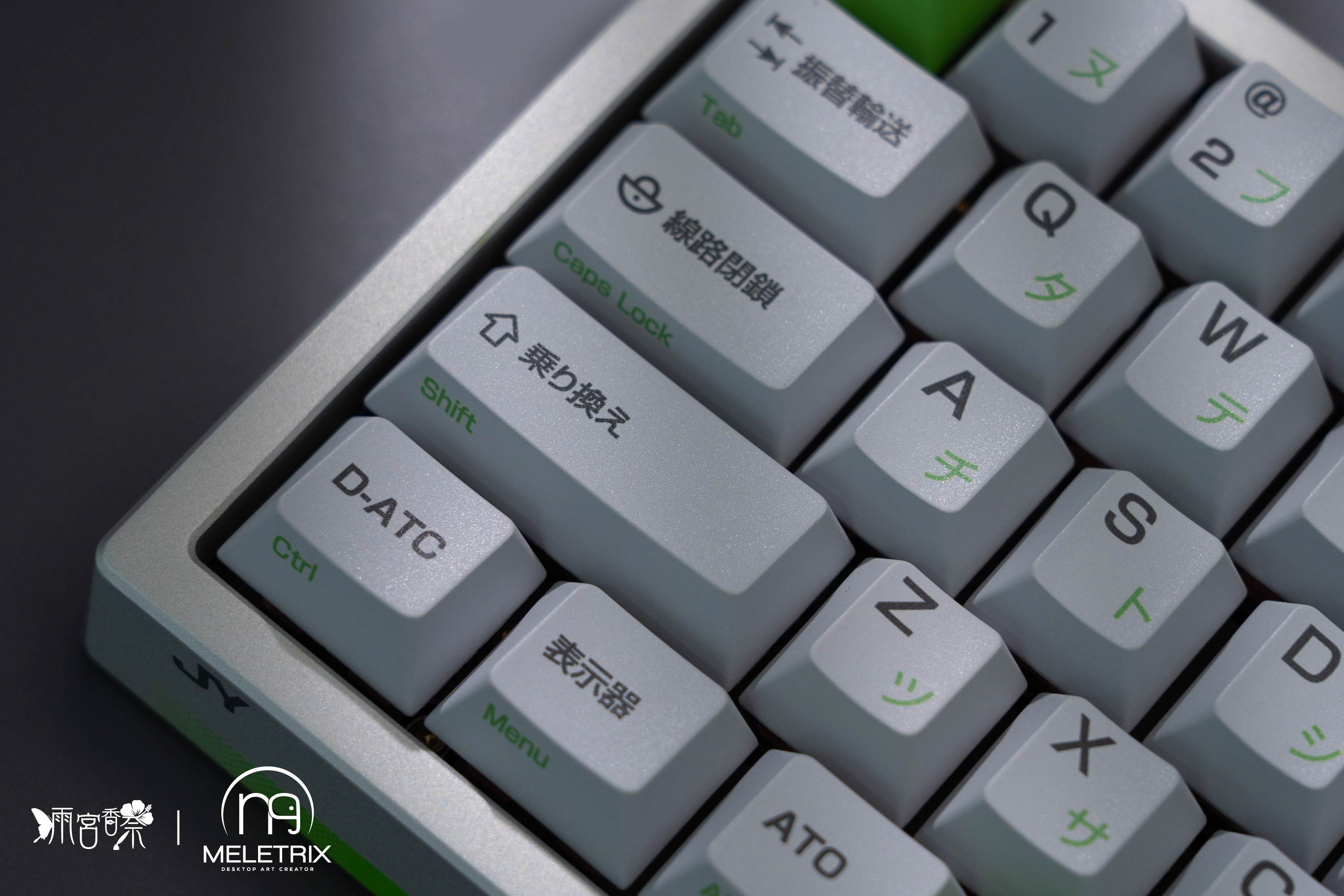 (In Stock) Zoom65 v2 x Yamanote Line Theme Keyboard Kit