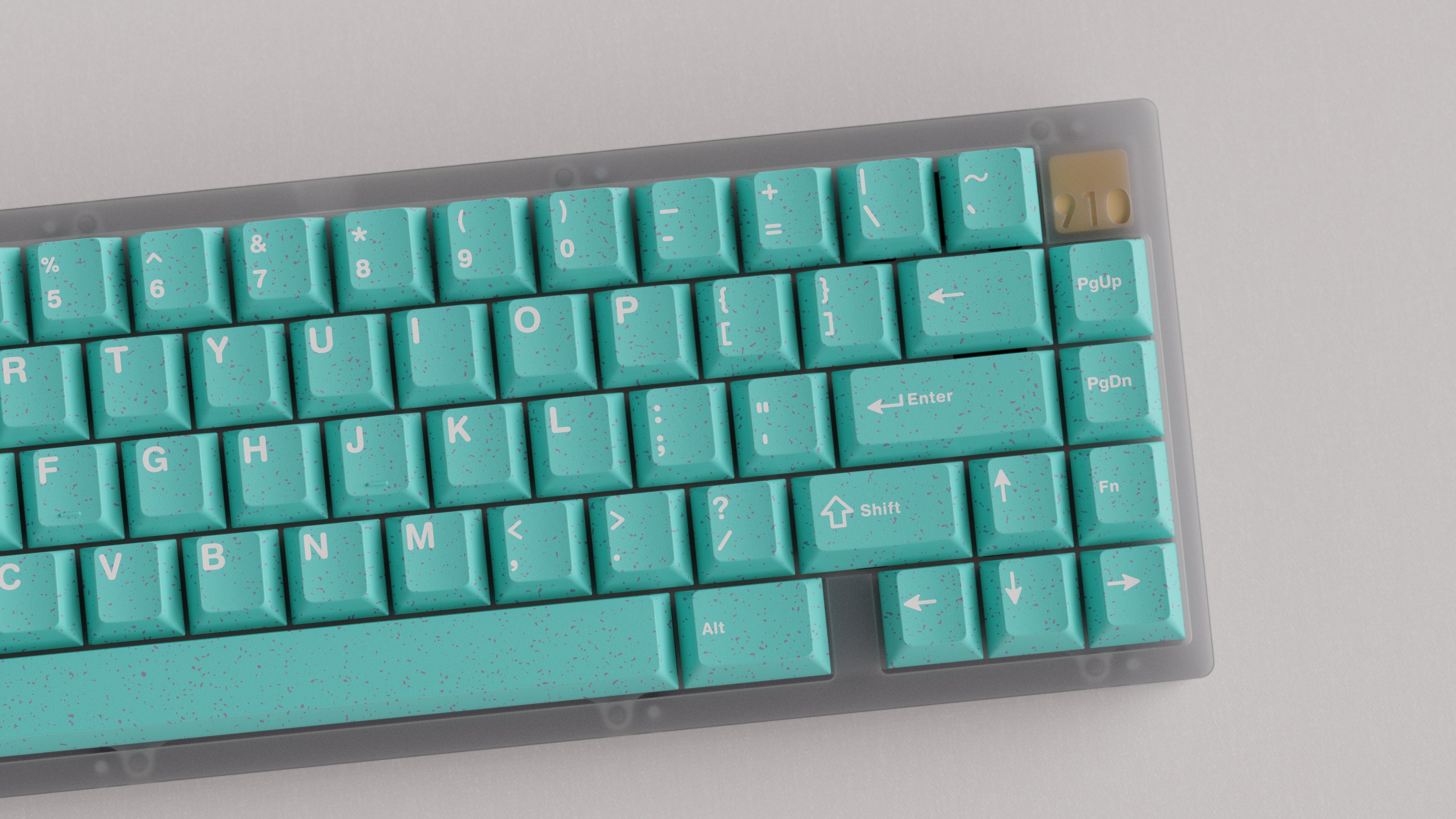 (In Stock) WS Purquoise Doubleshot PBT Keycaps