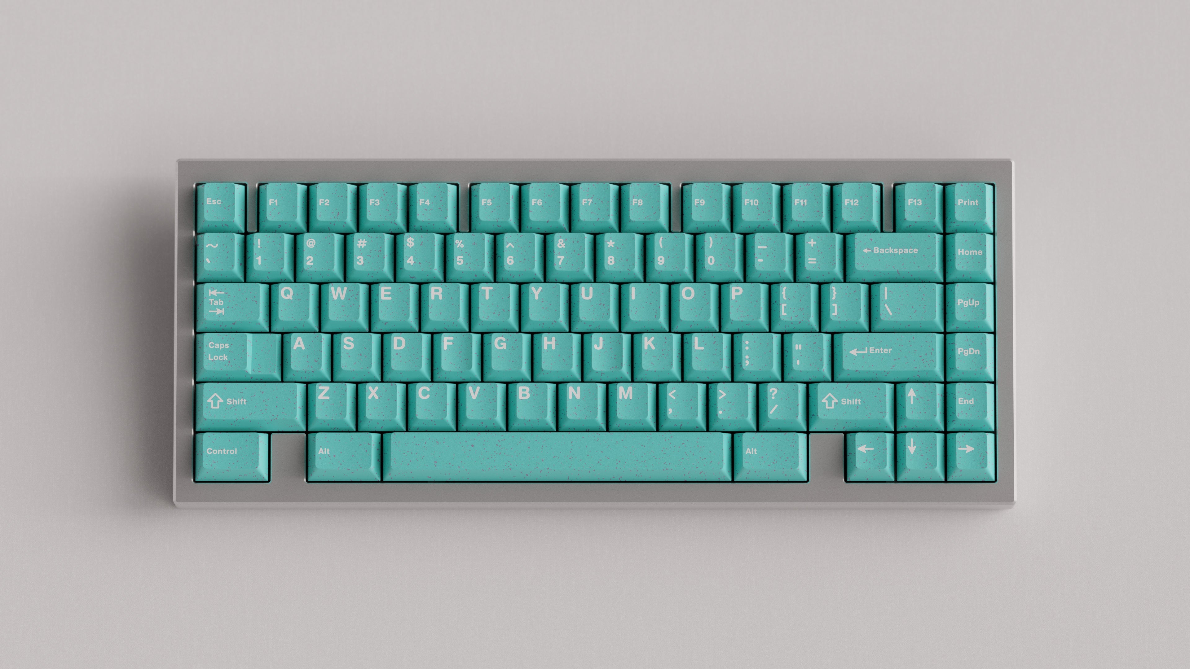 (In Stock) WS Purquoise Doubleshot PBT Keycaps