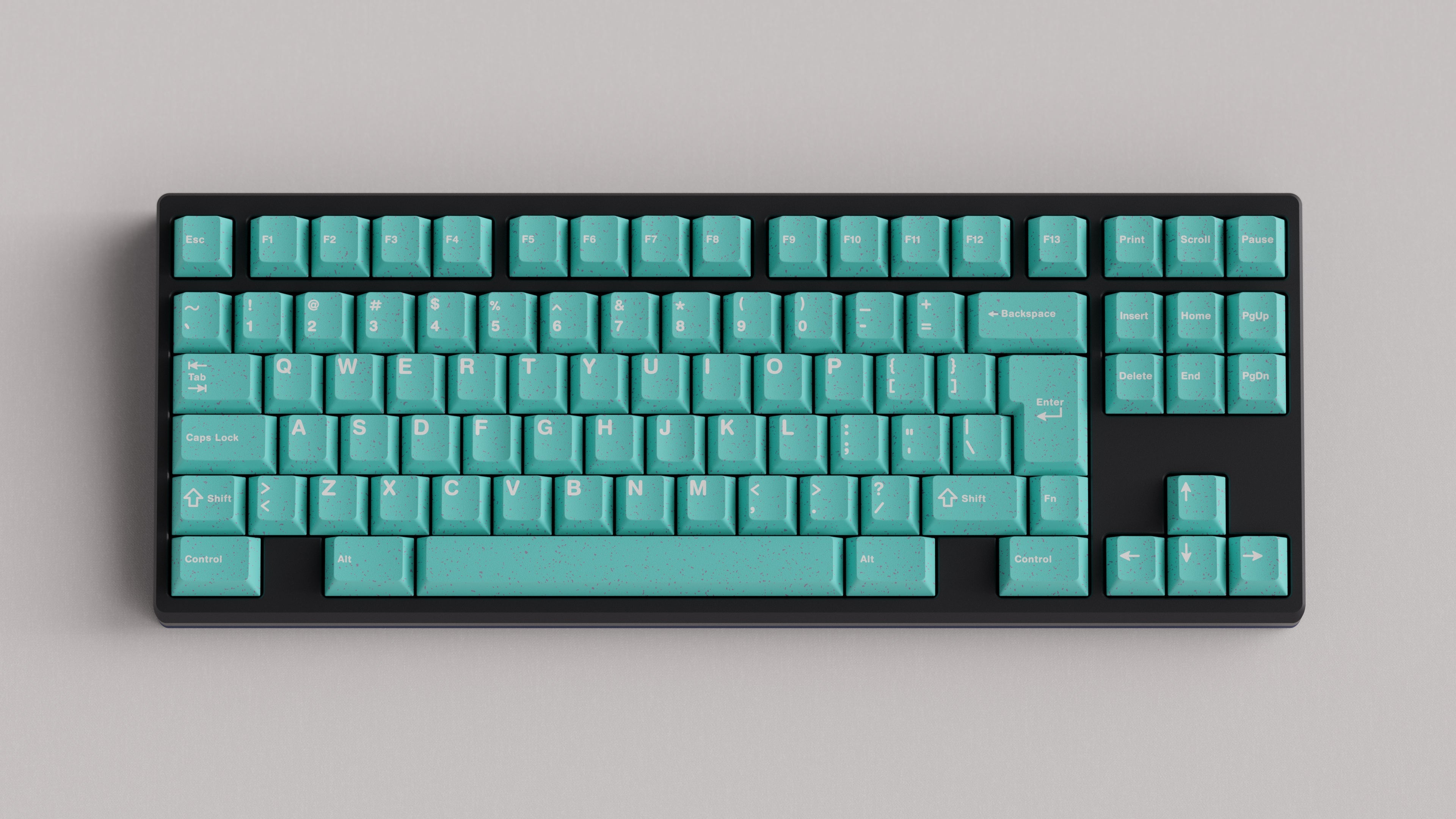 (In Stock) WS Purquoise Doubleshot PBT Keycaps