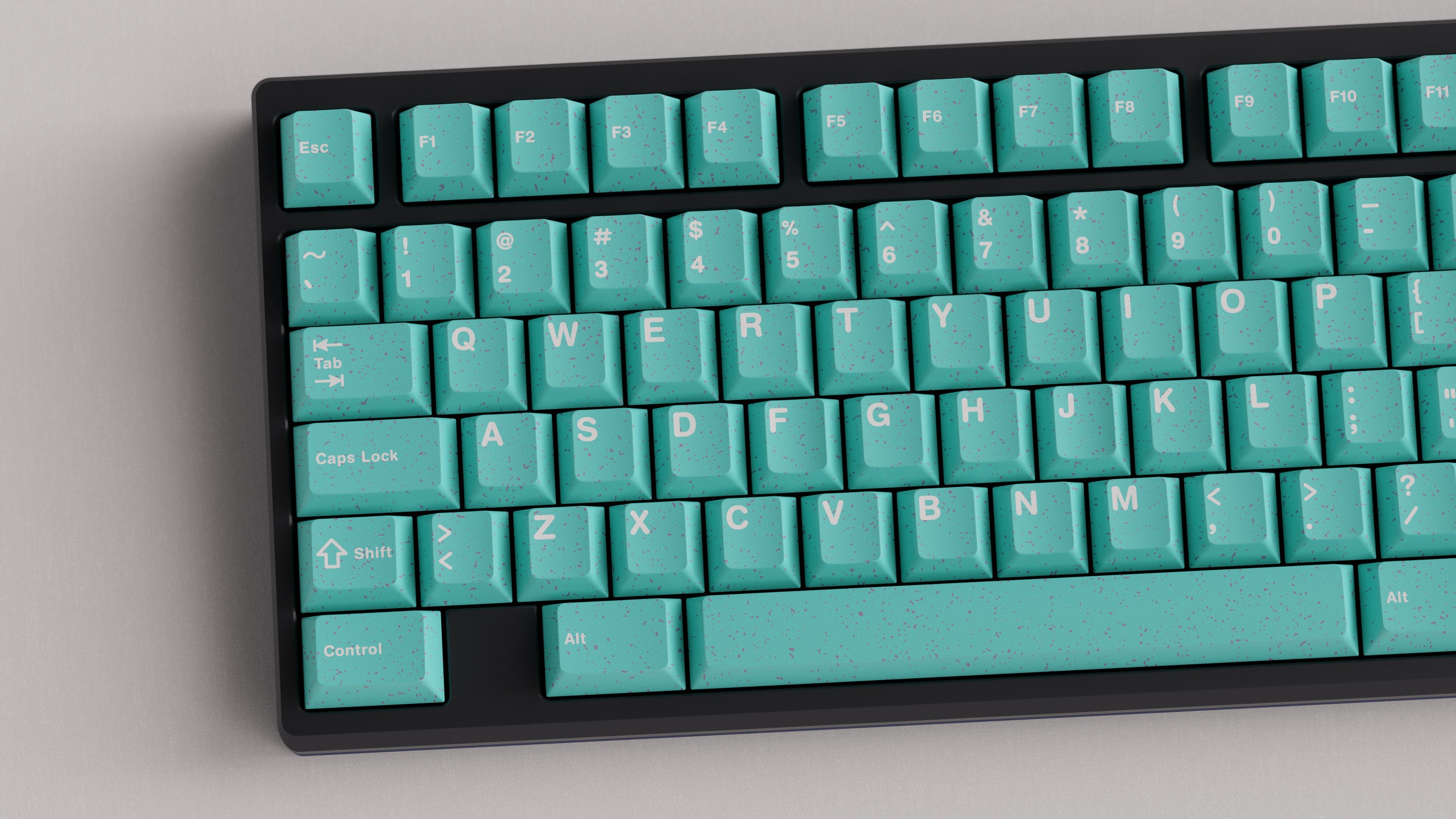 (In Stock) WS Purquoise Doubleshot PBT Keycaps
