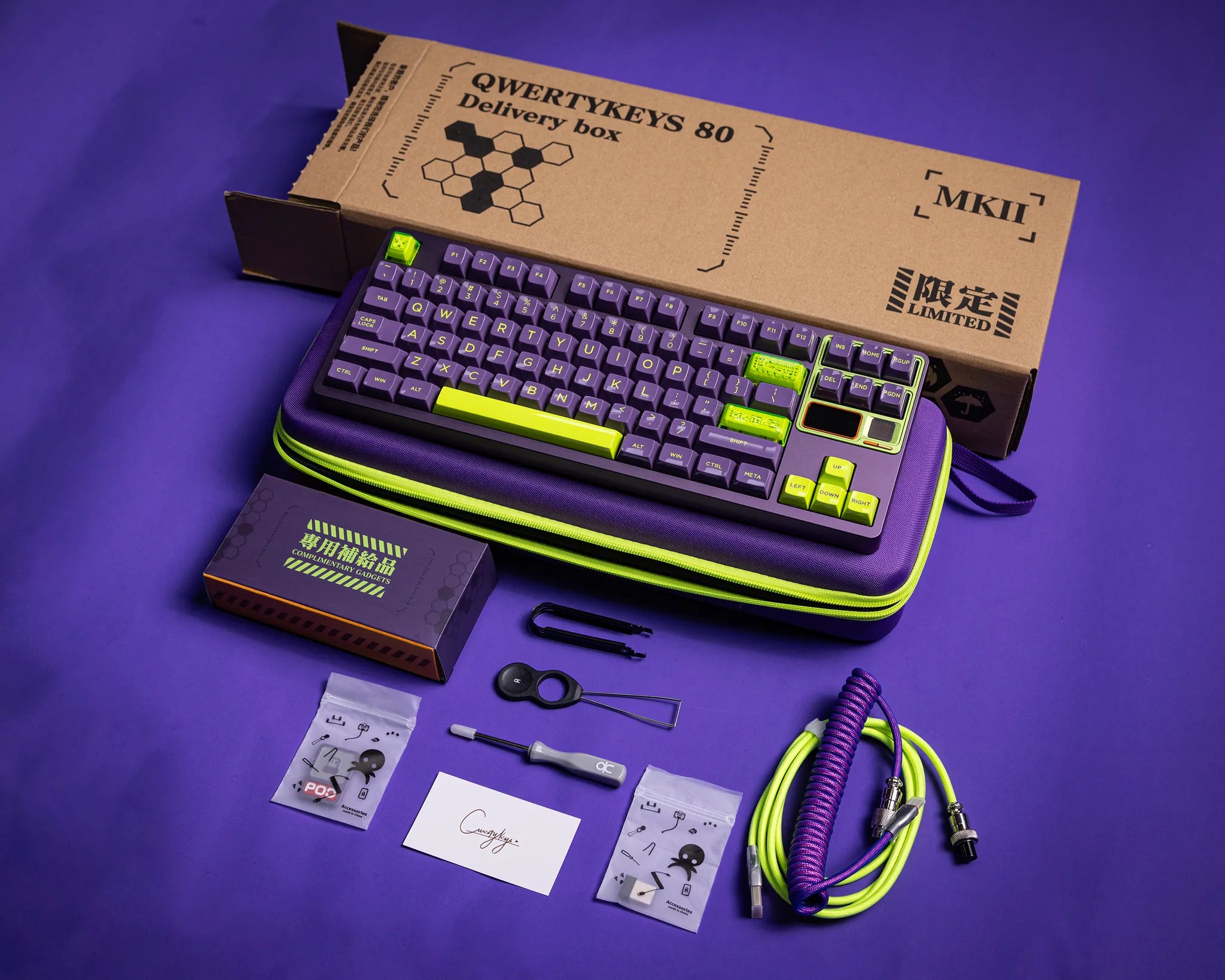 (Group Buy) QwertyKeys QK80 MK2 Keyboard Kit Limited Edition
